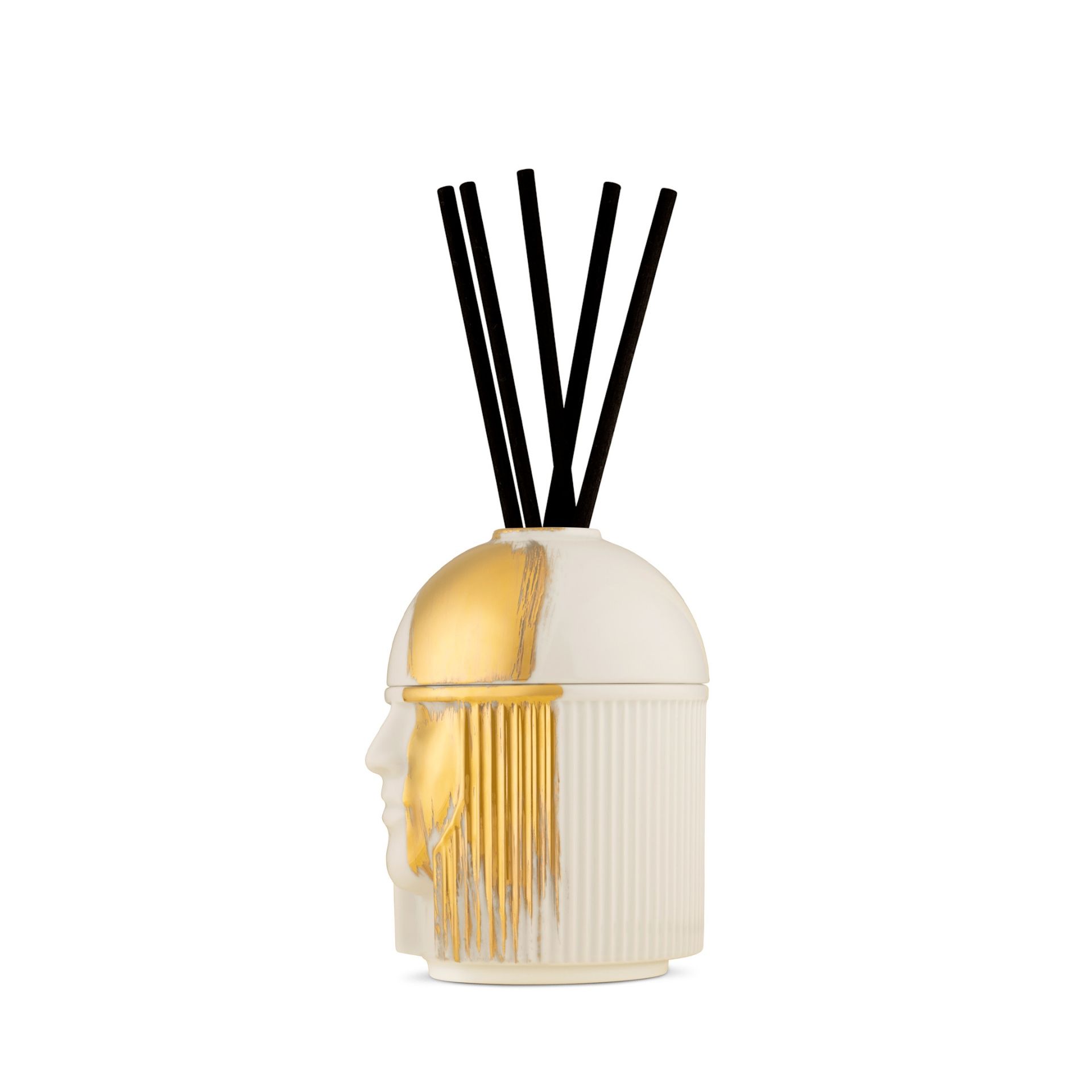 GINORI 1735 Porta Diffusore LCDC L'Amazzone White-Gold 500 ml 179RG00 FCO020LX0150G00132800