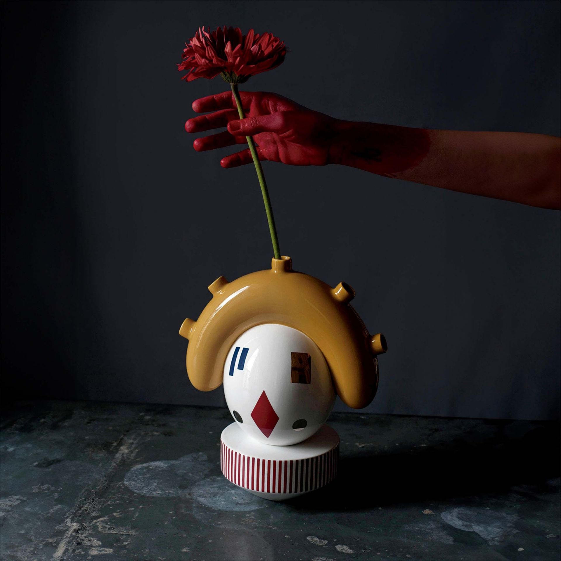 BOSA Vaso Georgi Tulip (Jaime Hayon) 26,5 CM - H 21 CM A-H79/G04+93
