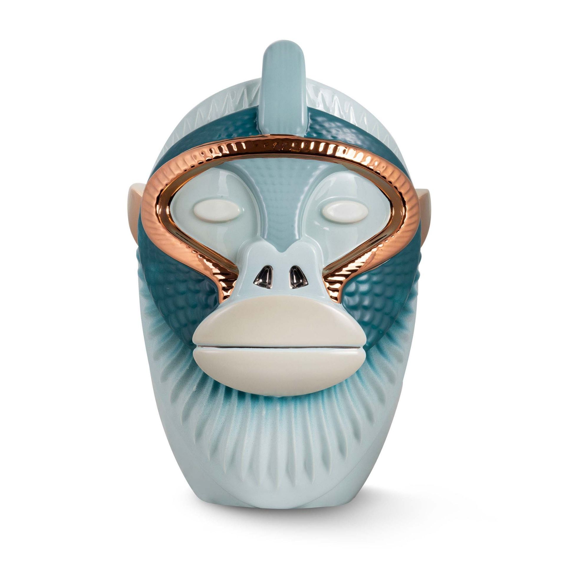 BOSA Vaso Primates Kandti Biscay Bay (Elena Salmistraro) 26,5 CM - H 41 CM A-22/41+92