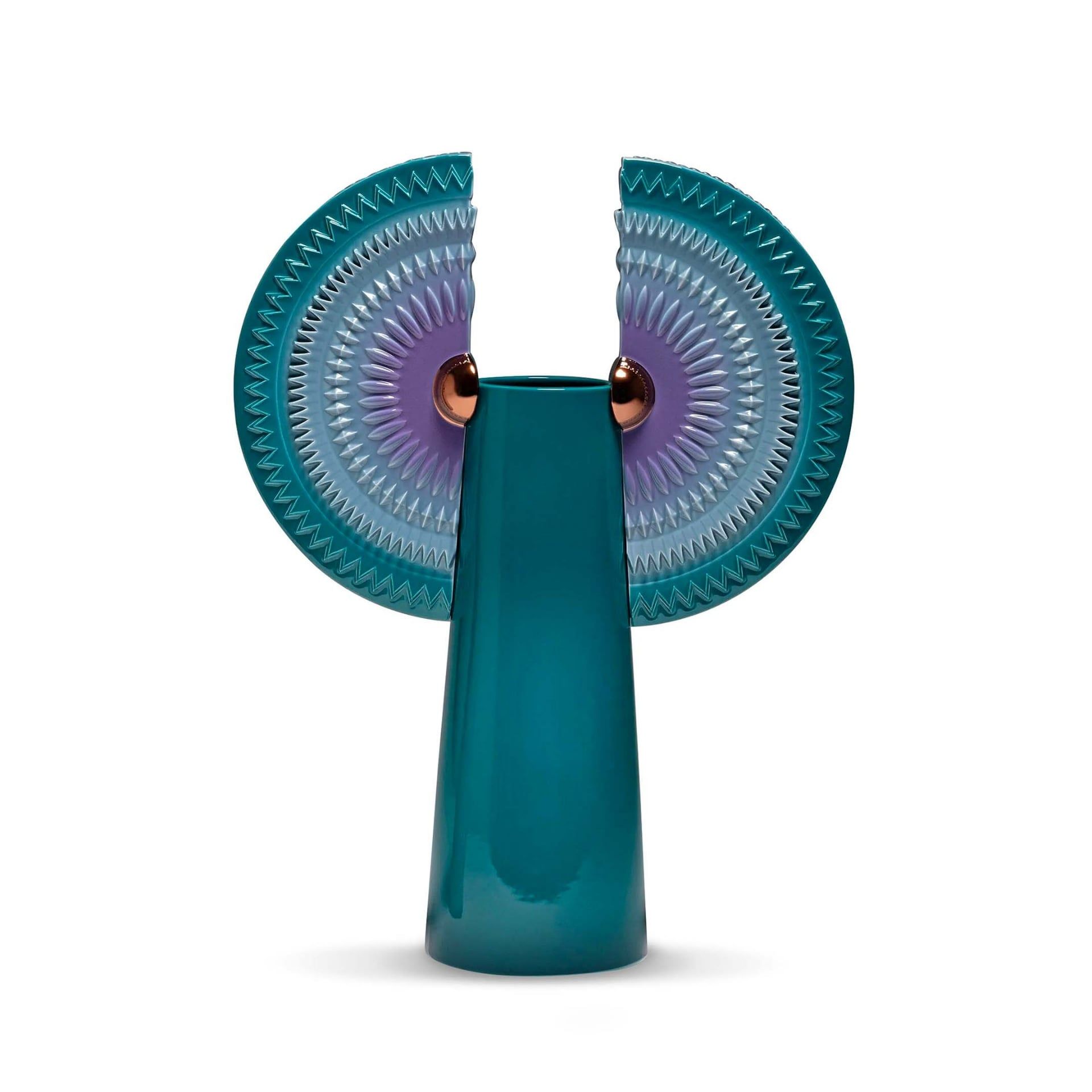 BOSA Vaso Oasis Solar Disc Bird Biscay Bay (Sara Ricciardi) 44 CM - H 56 CM 1926/92+29+90