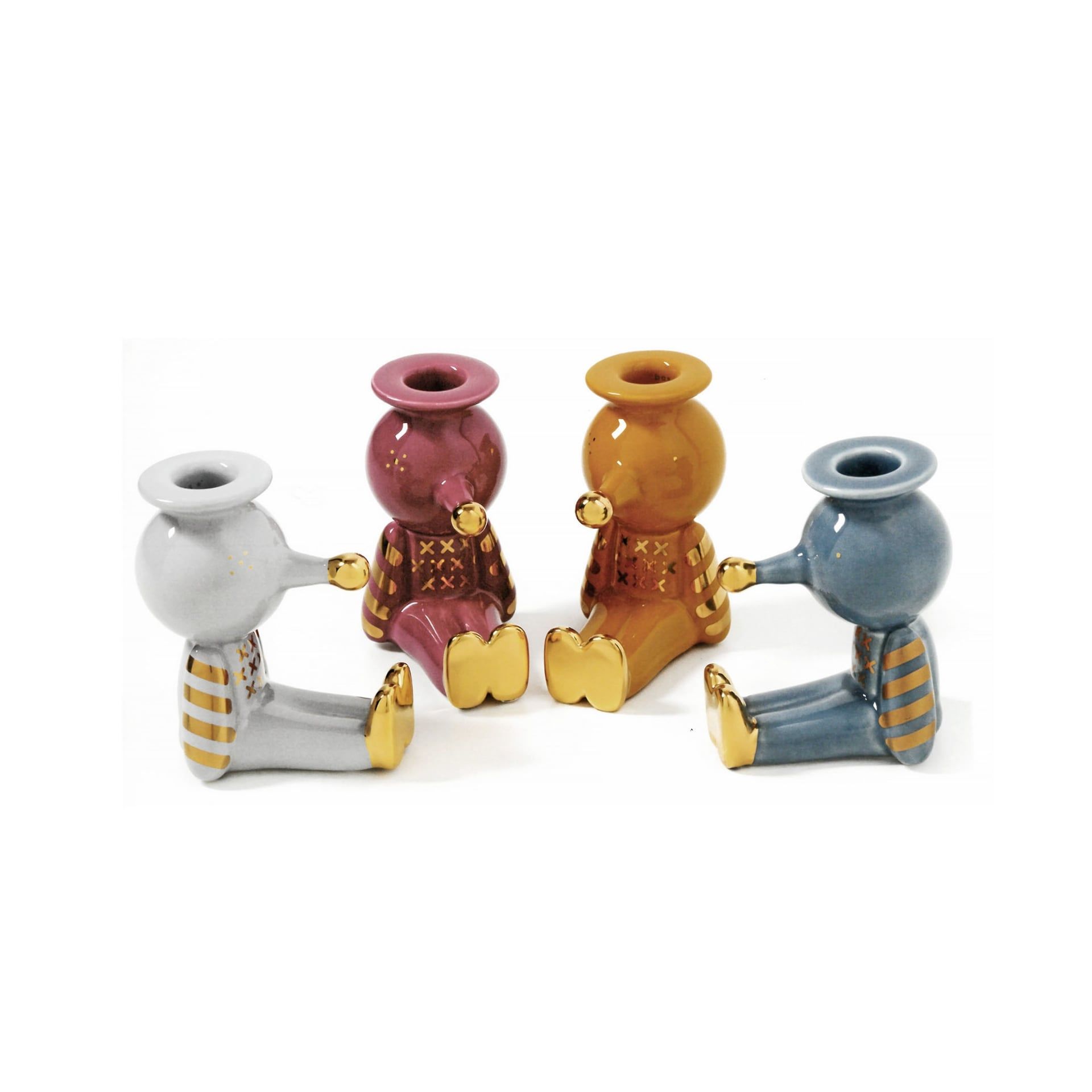 BOSA Portacandele Non Ti Scordar di Me - Pinocchietto Ciclamino (Jaime Hayon) 9 x 6 x H 10 CM A-H54/58+04/29