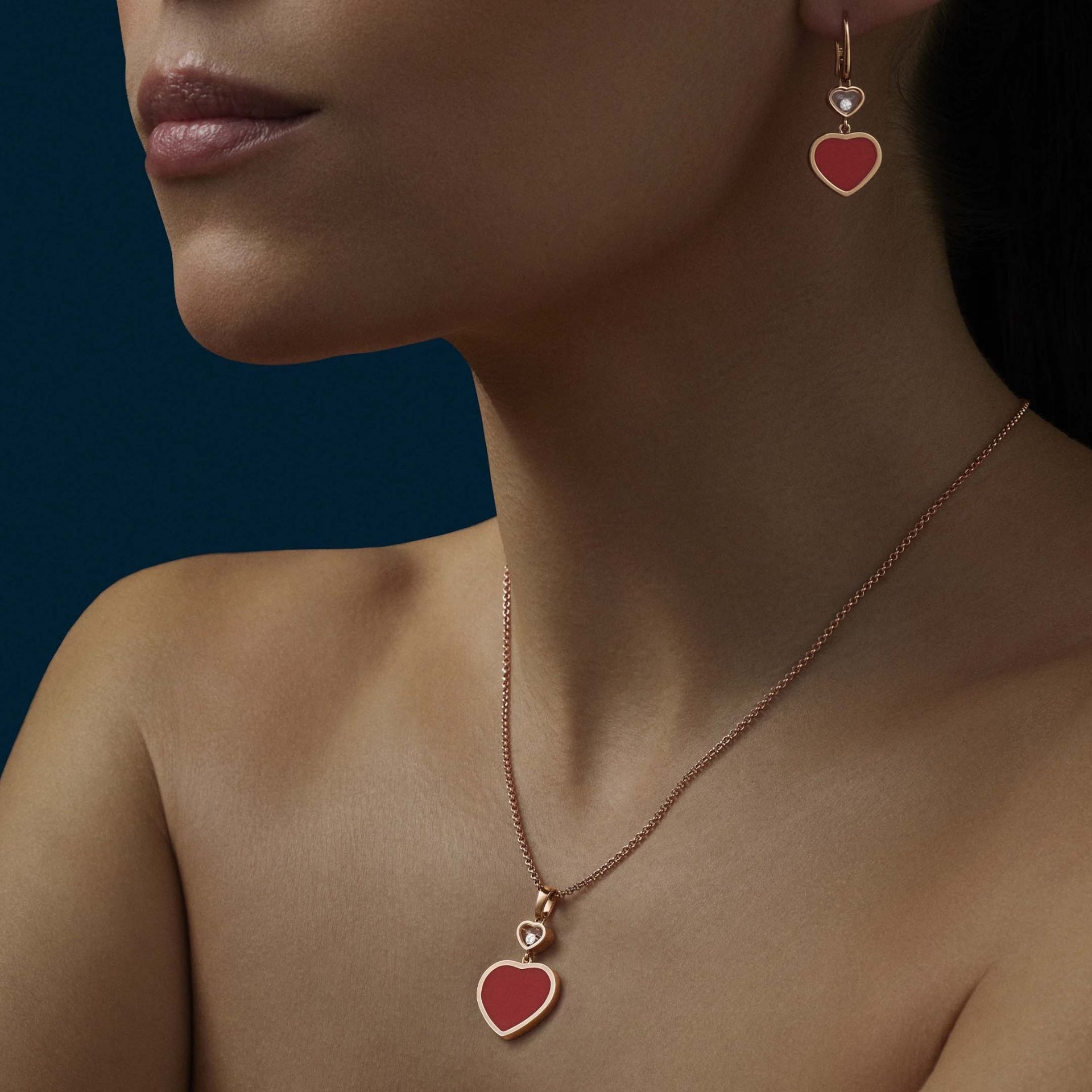 CHOPARD Orecchini Pendenti Happy Hearts  837482-5820