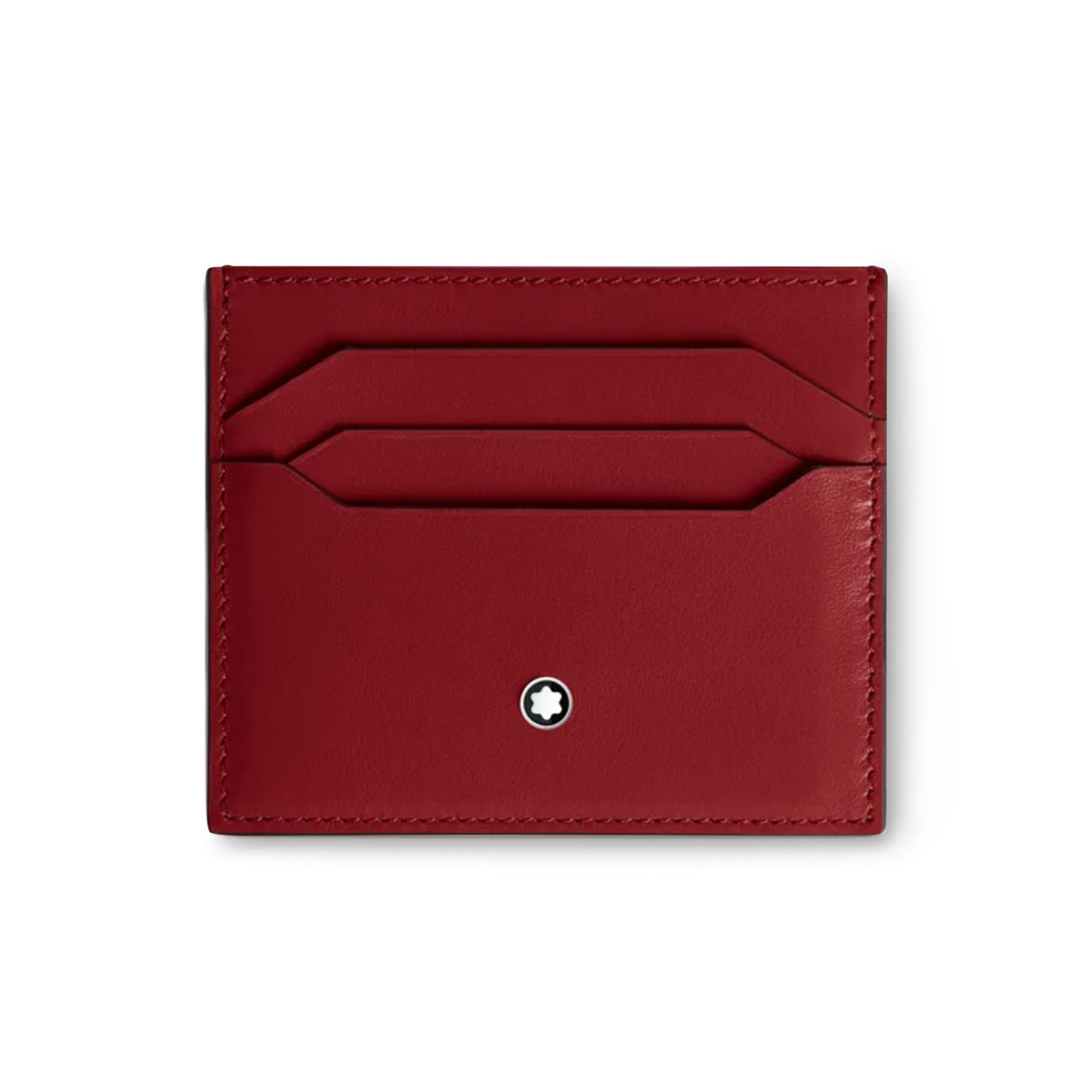 MONTBLANC Portacarte 6 Scomparti Meisterstück Rosso  198809