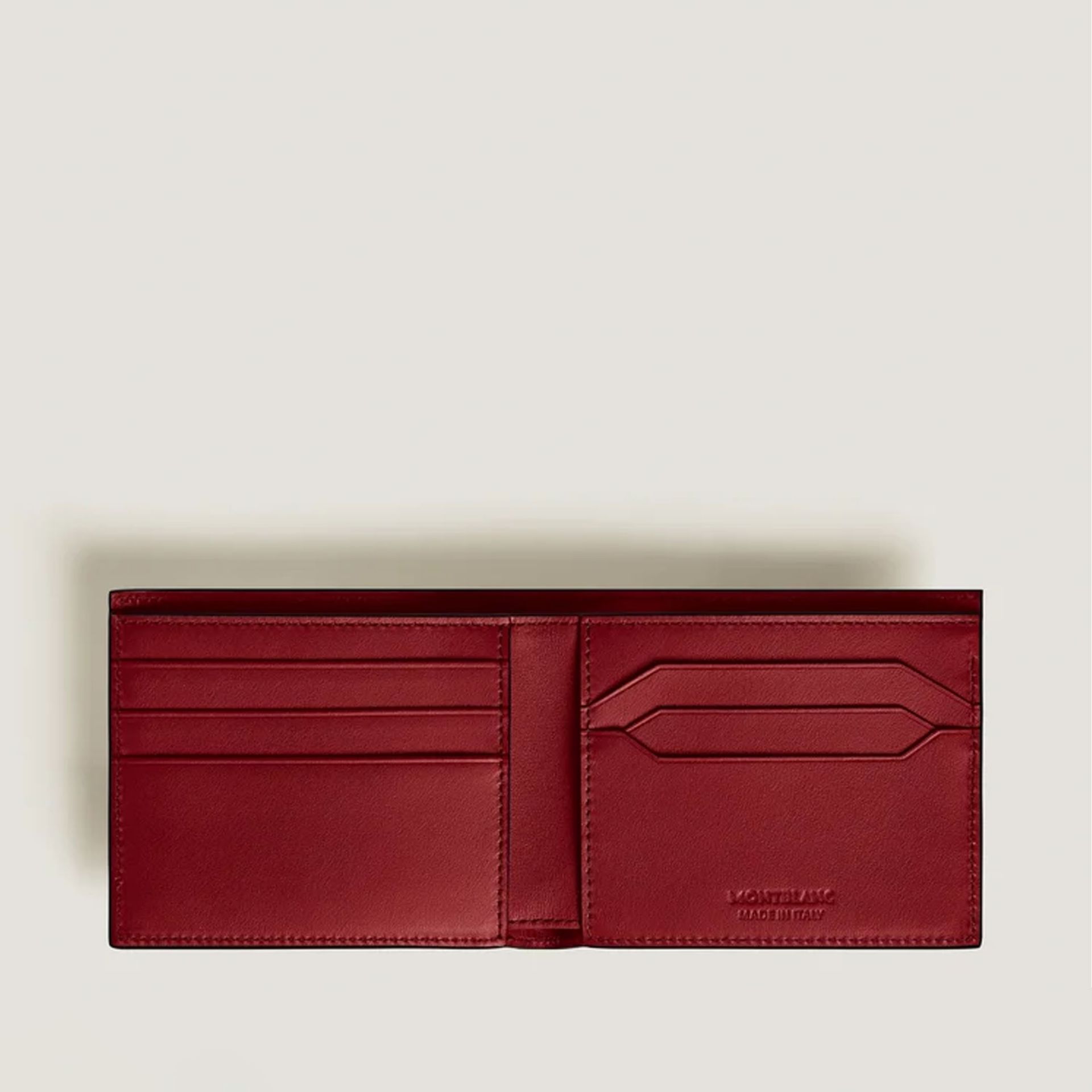 MONTBLANC Portafoglio 6 Scomparti Meisterstück Rosso  198805