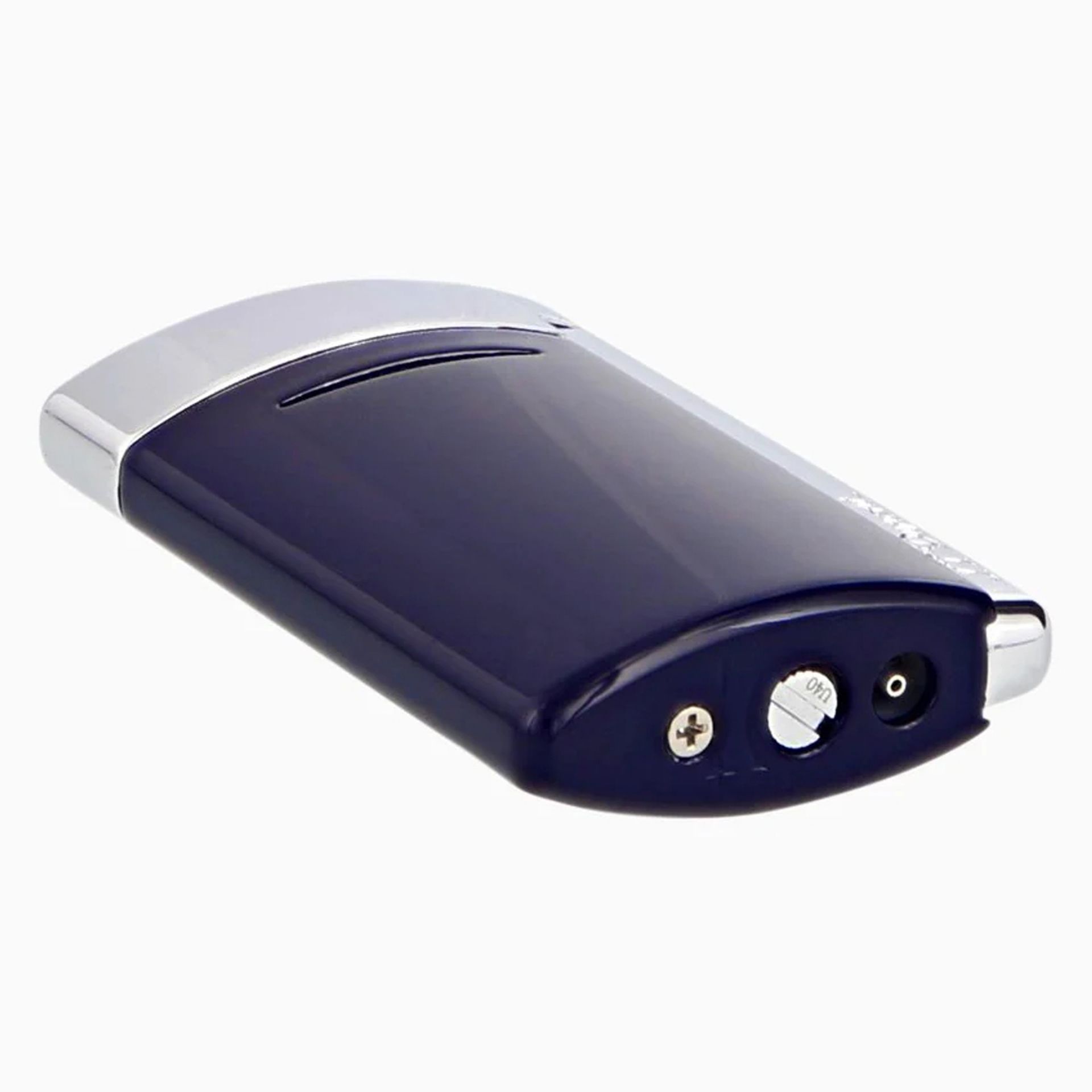 S. T. DUPONT Accendino Minijet Cromo Blue Navy  010811