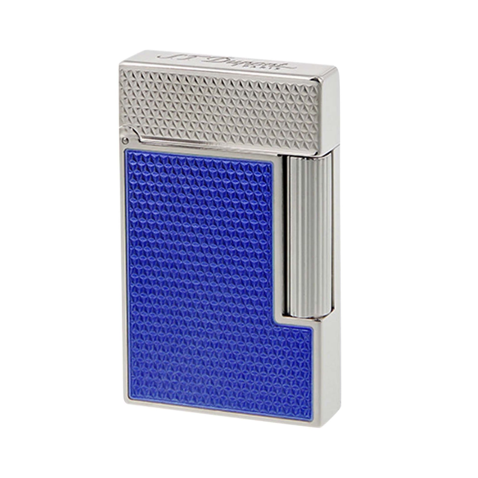 S. T. DUPONT Accendino Ligne 2 Lacca Blu Elettrico Ghiglioscè  C16619