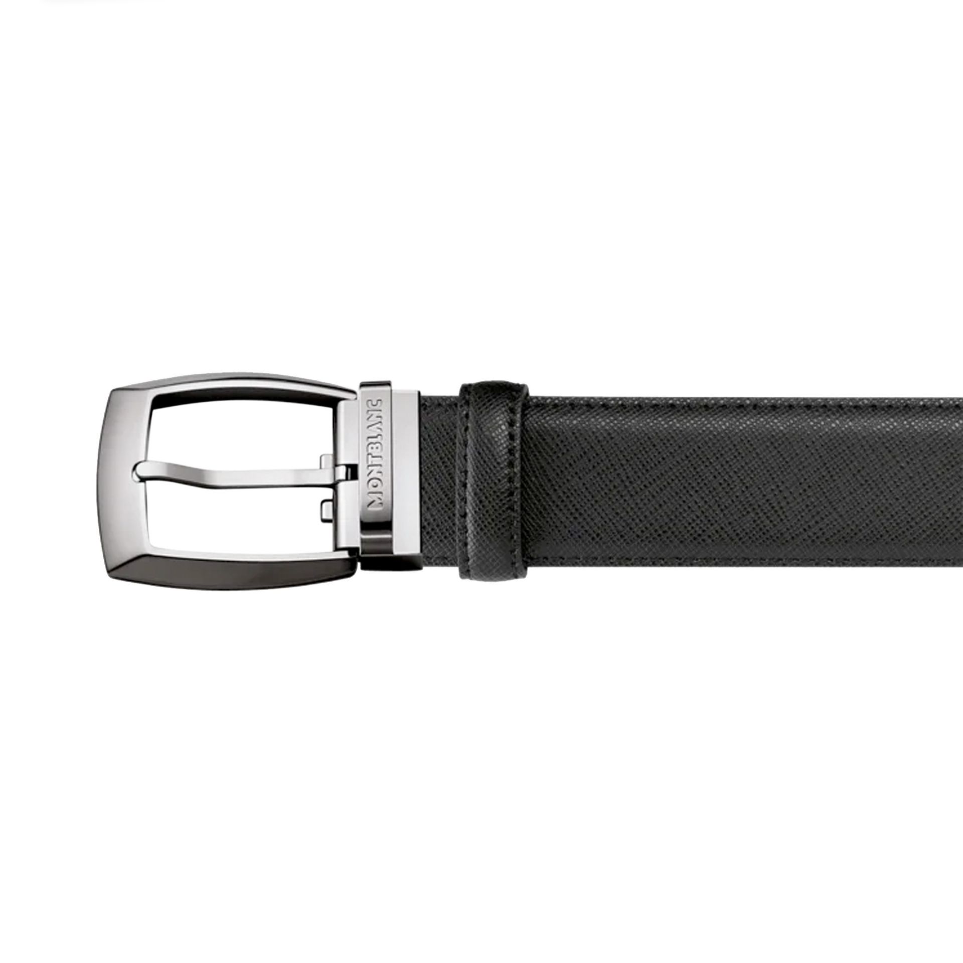 MONTBLANC Cintura in Pelle Nera 35 Mm  112408