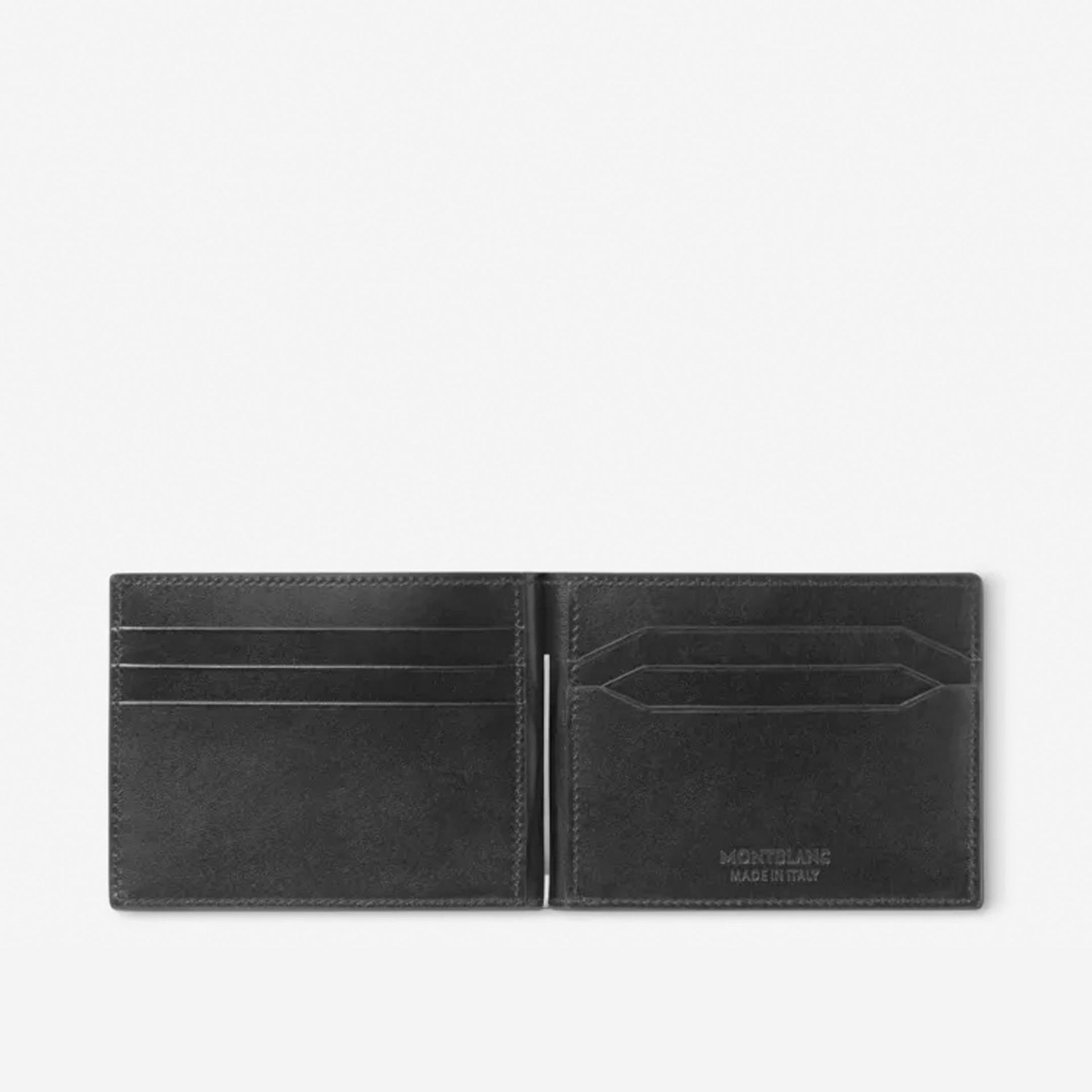 MONTBLANC Portafoglio 6 Scomparti Con Fermasoldi Meisterstück Nero  198313
