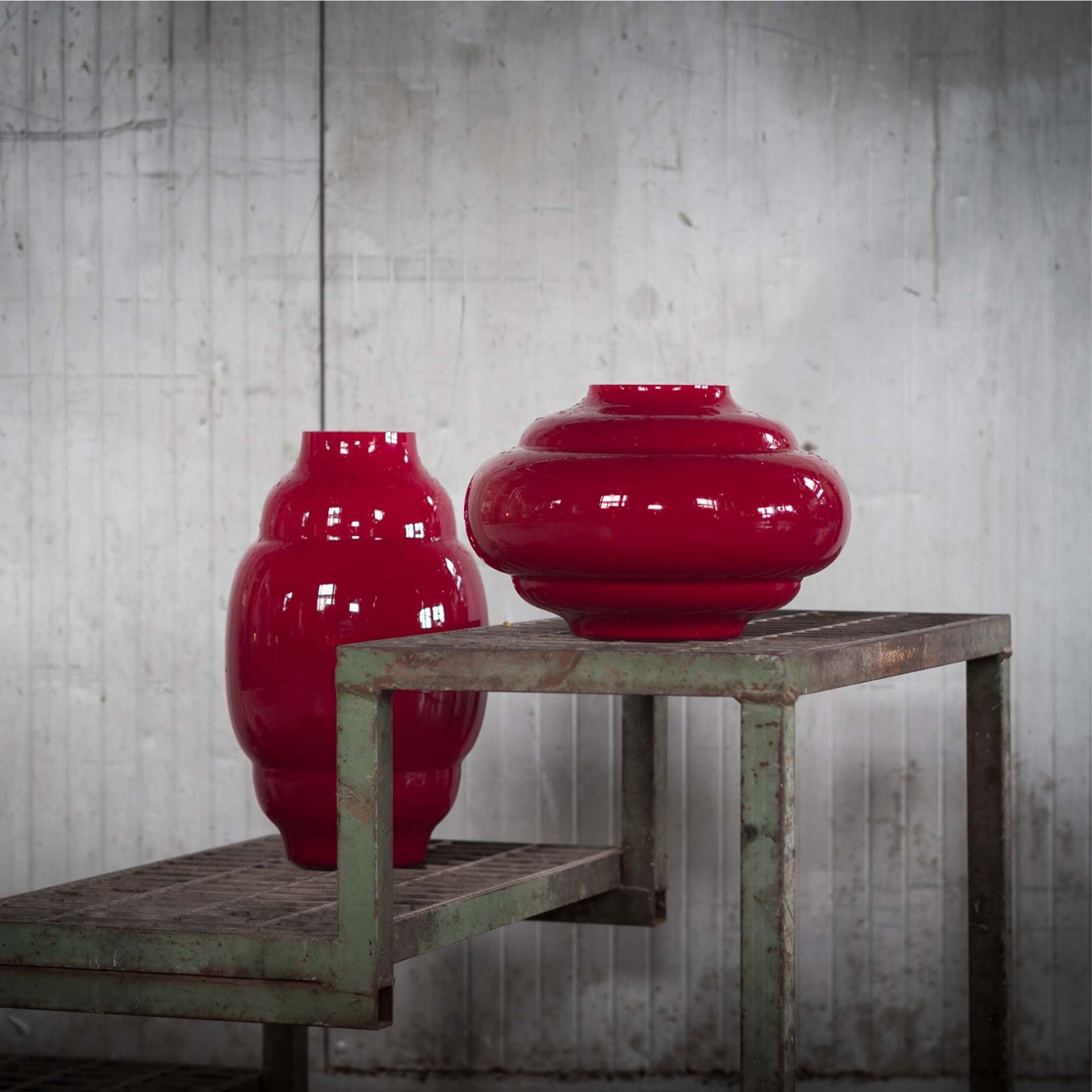 SALVIATI Vaso Lido Liberty Bowl Rosso H 18 CM / Ø 28 CM 20203