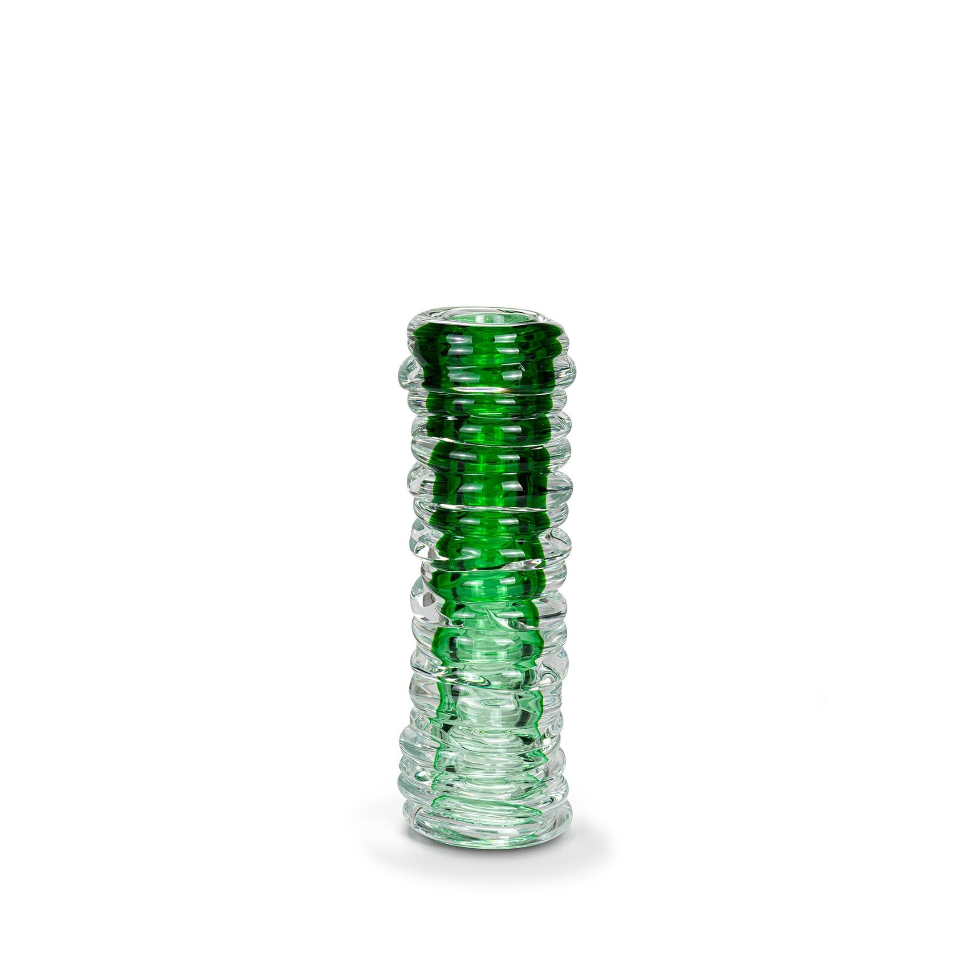 Fabio Fornasier Vaso Waves Tower Sfumato Verde H 28 CM WTS 28
