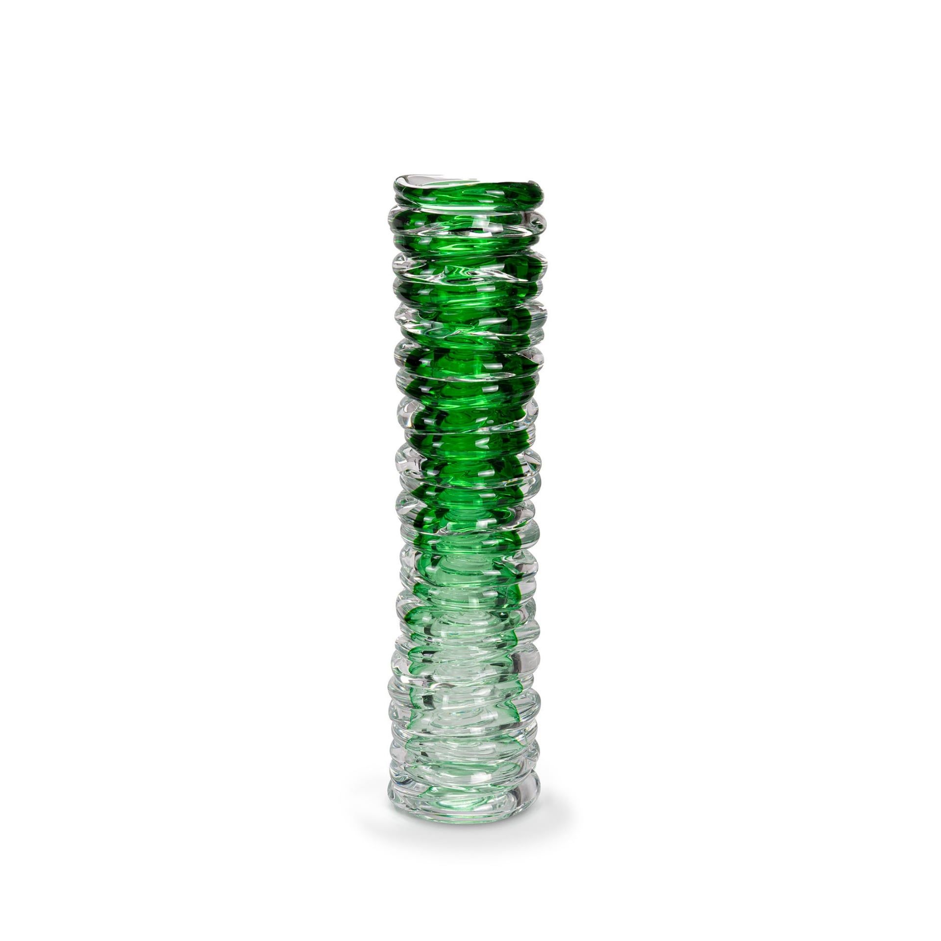 Fabio Fornasier Vaso Waves Tower Sfumato Verde H 38 CM WTS 38