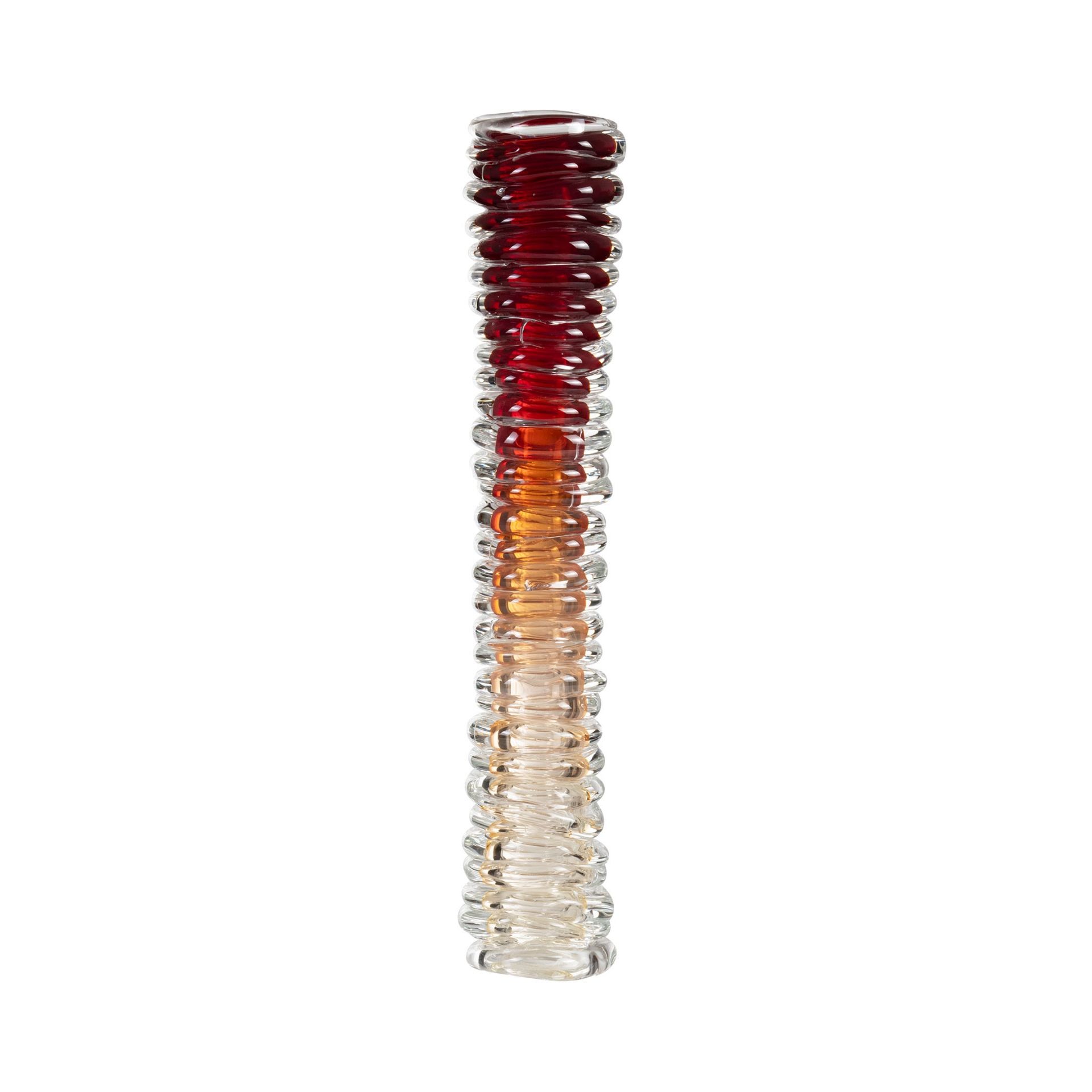Fabio Fornasier Vaso Waves Tower Sfumato Rosso H 48 CM WTS 48