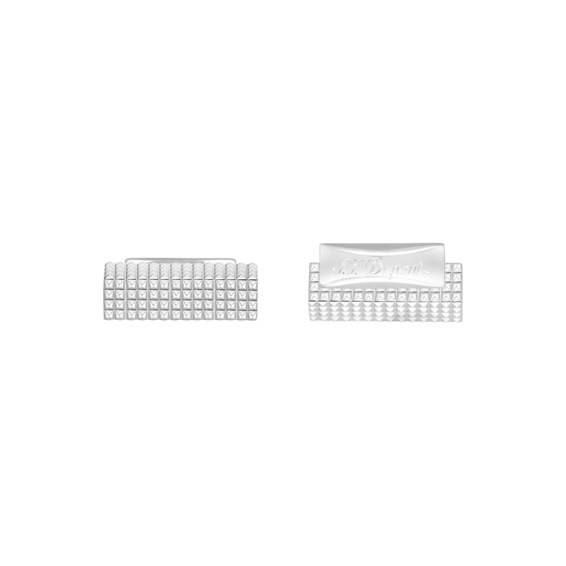 S. T. DUPONT Gemelli Testa di Diamante Argento  005567