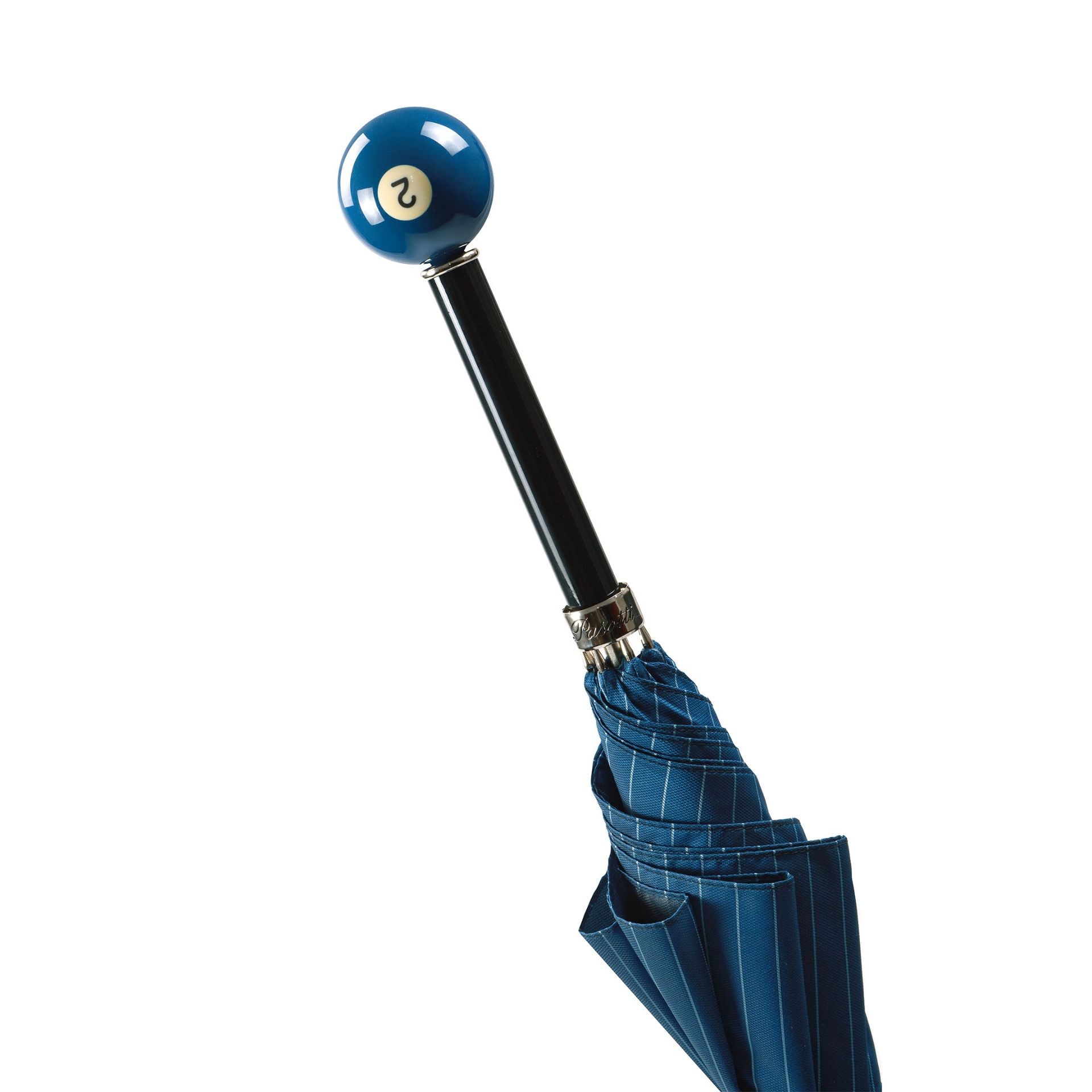 PASOTTI Ombrello Da Uomo su Misura Blu Gessato  478*1084-5*N30