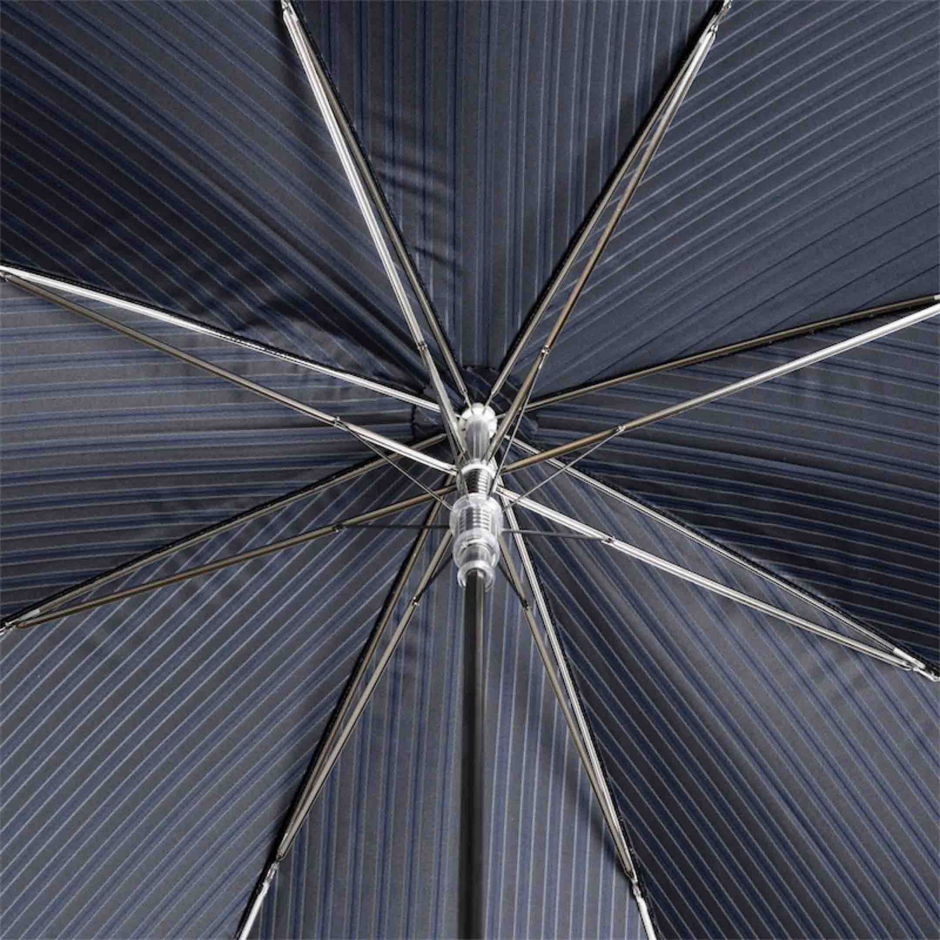 PASOTTI Ombrello Da Uomo Lux Nero Gessato  478*51406-3*P43