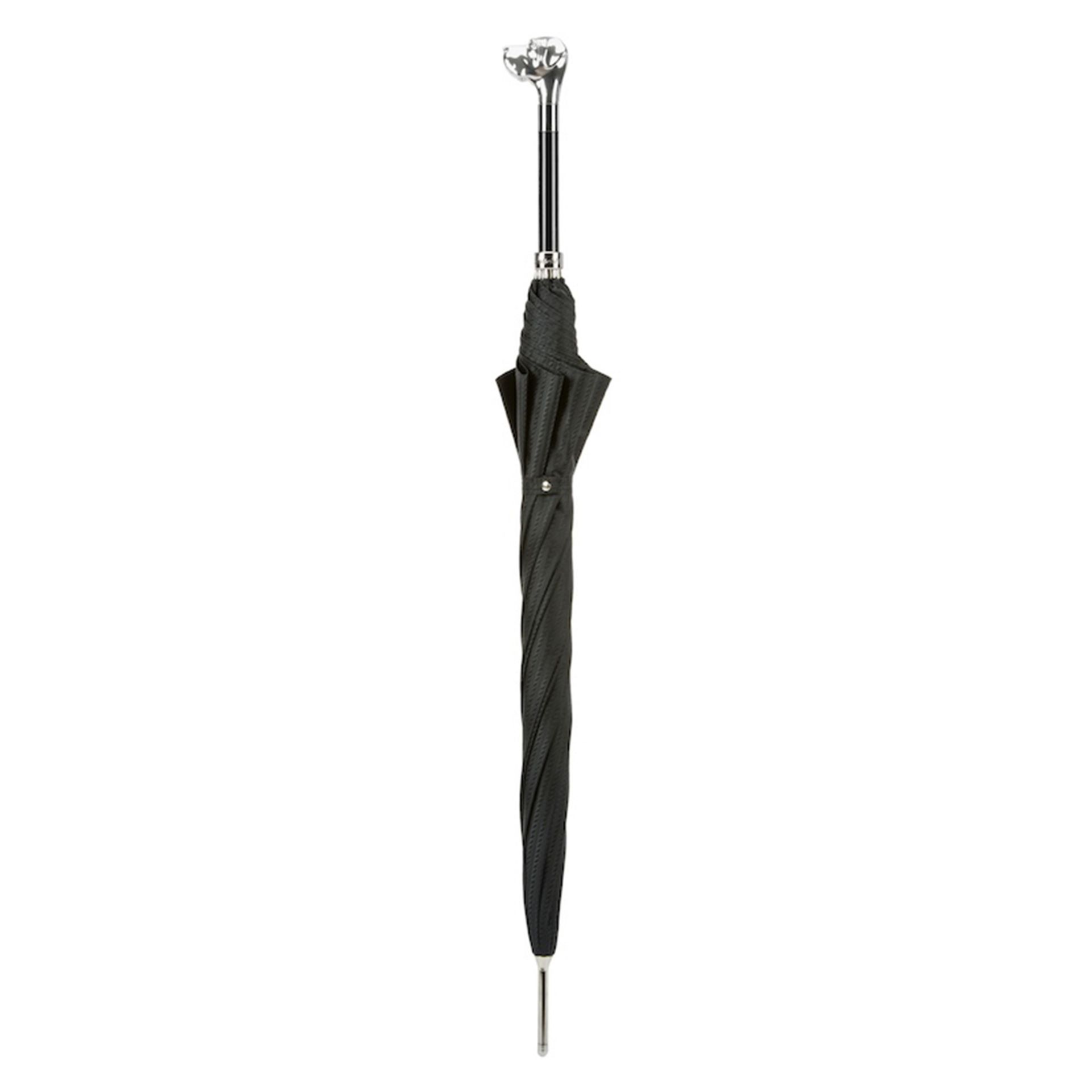 PASOTTI Ombrello Da Uomo Lux Nero Motivo Corda  478*5983-2**W27