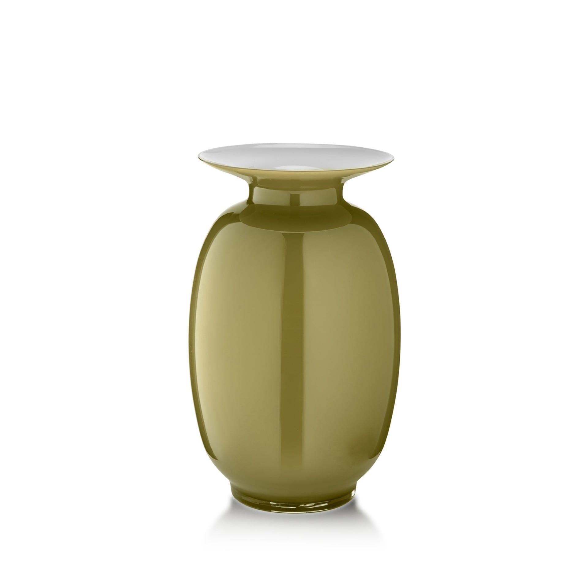 SALVIATI Vaso Lido Amaranti Large Verde Oliva H 34 CM / Ø 21 CM 20310