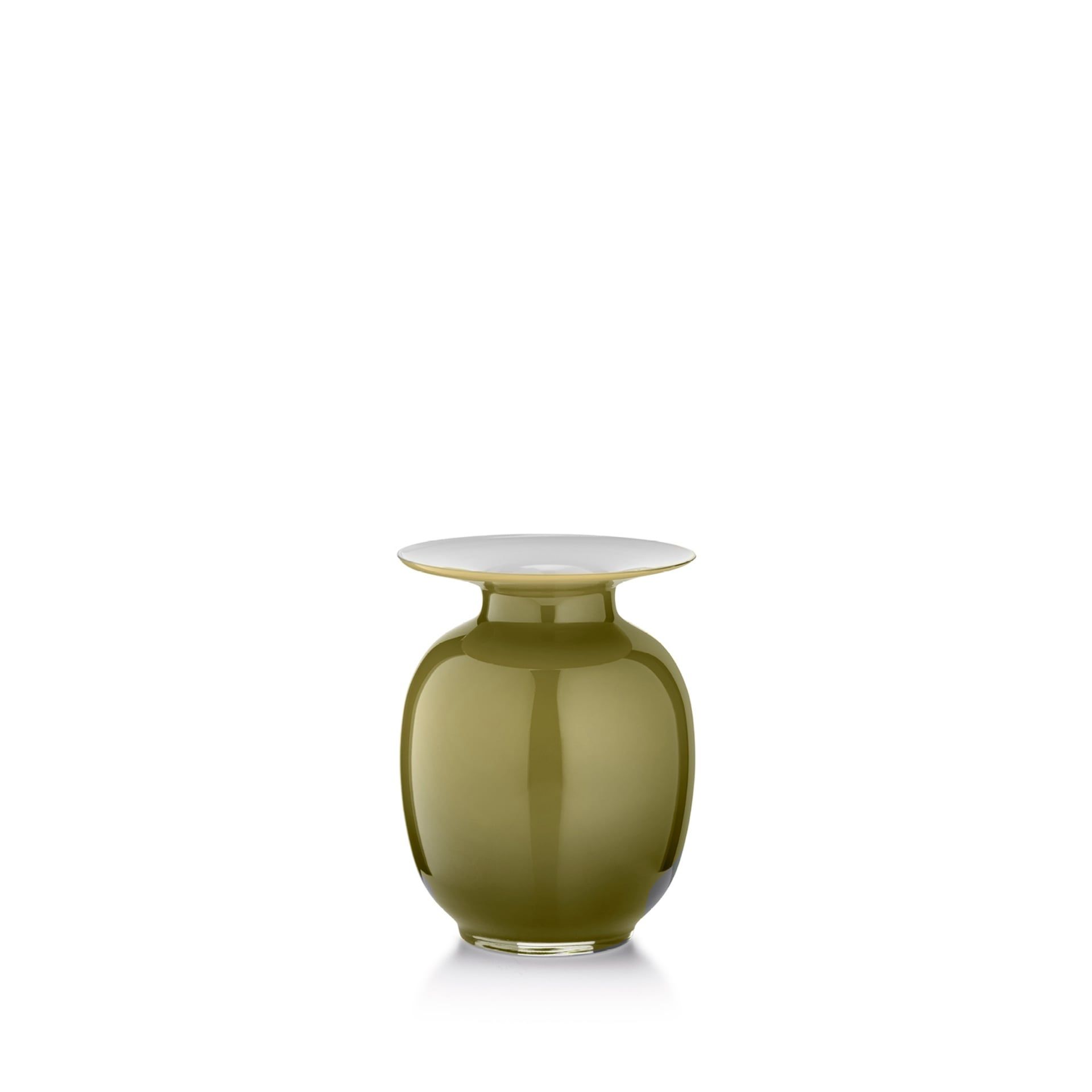 SALVIATI Vaso Lido Amaranti Small Verde Oliva H 21 CM / Ø 16 CM 20410