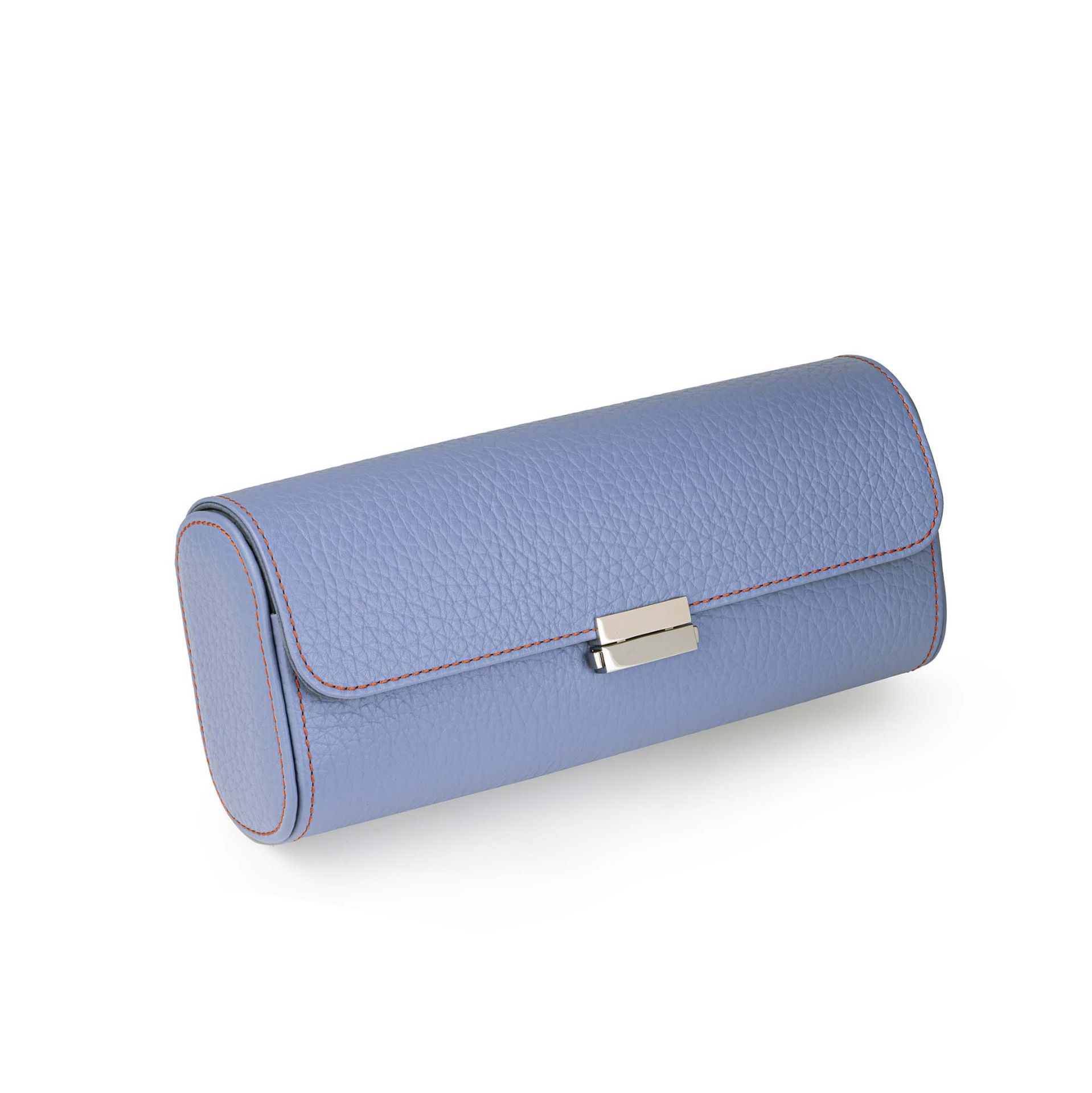 Scatola Del Tempo Pochette Da Viaggio Pelle Grana Dollaro/Nabuk Nuvola Int. Jeans Edizione Astrua  POCHETTE4