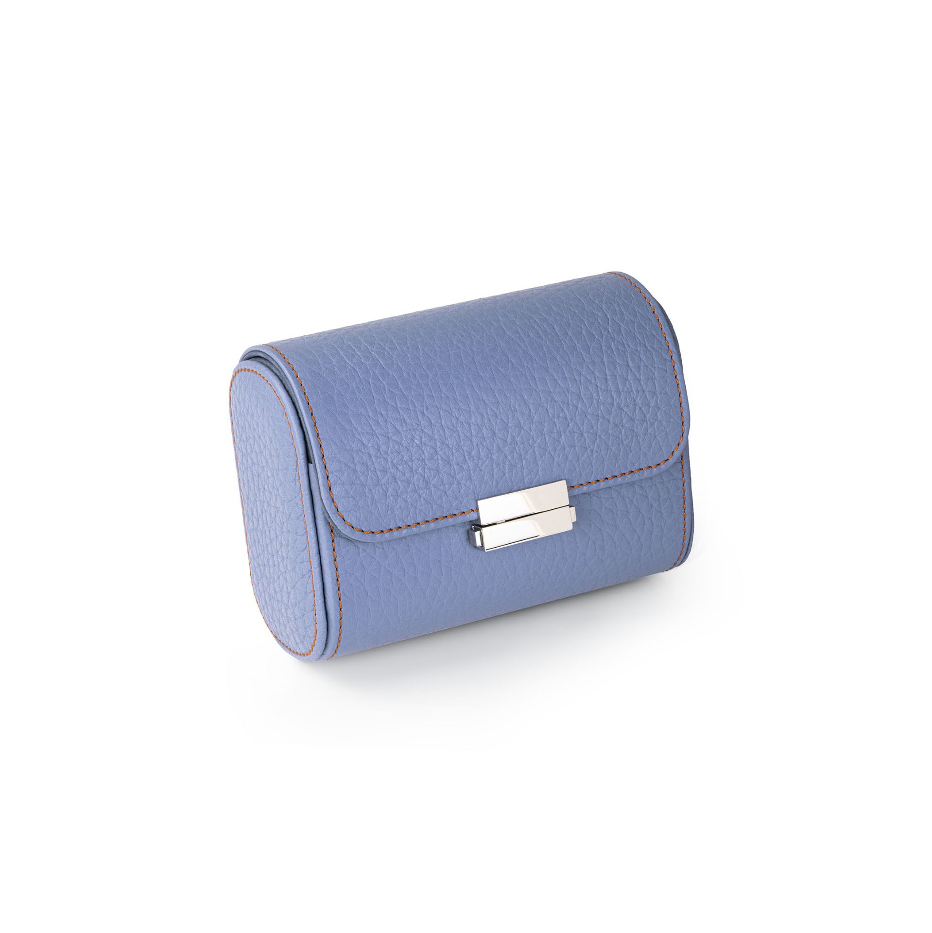 Scatola Del Tempo Pochette 2 Posti Pelle Grana Dollaro/Nabuk Nuvola Int. Jeans Edizione Astrua  POCHETTE2