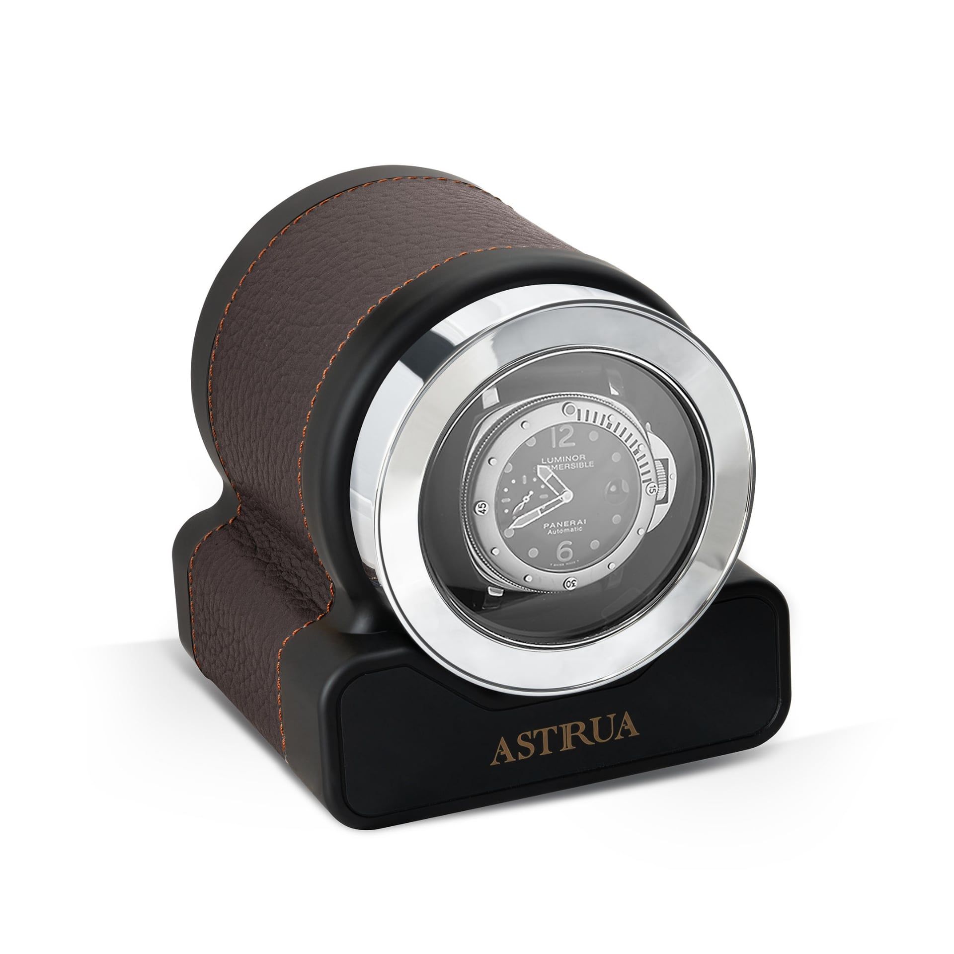 SCATOLA DEL TEMPO Rotor One Pelle Grana Dollaro Wine Edizione Astrua  ROTOR ONE