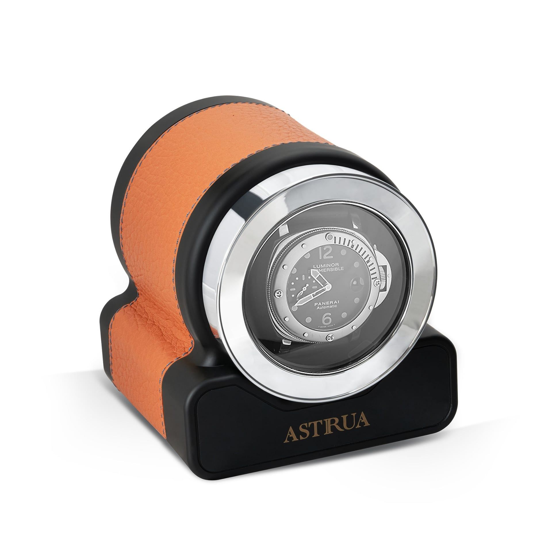 SCATOLA DEL TEMPO Rotor One Pelle Grana Dollaro Orange Edizione Astrua  ROTOR ONE