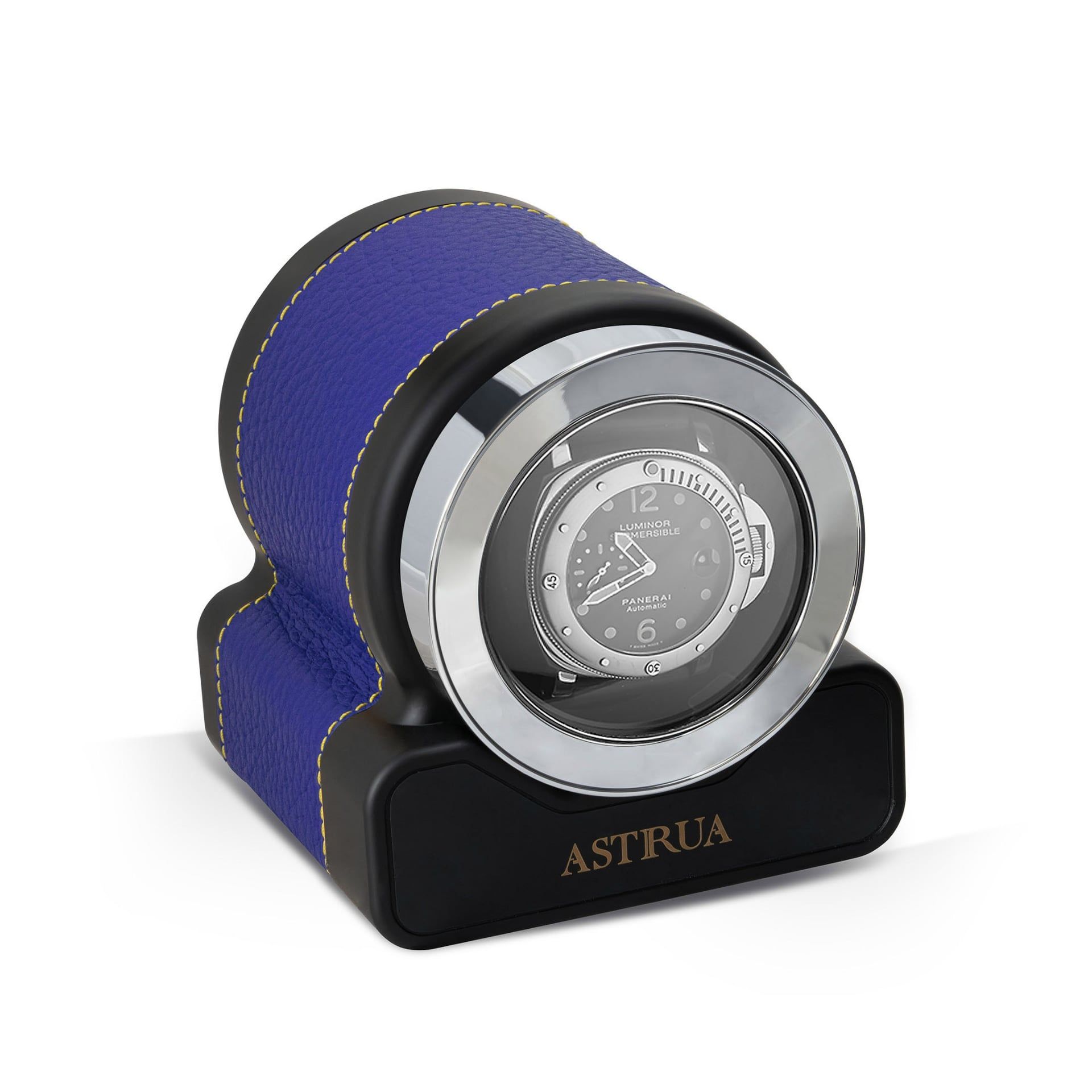 SCATOLA DEL TEMPO Rotor One Pelle Grana Dollaro Blu Elettrico Edizione Astrua  ROTOR ONE