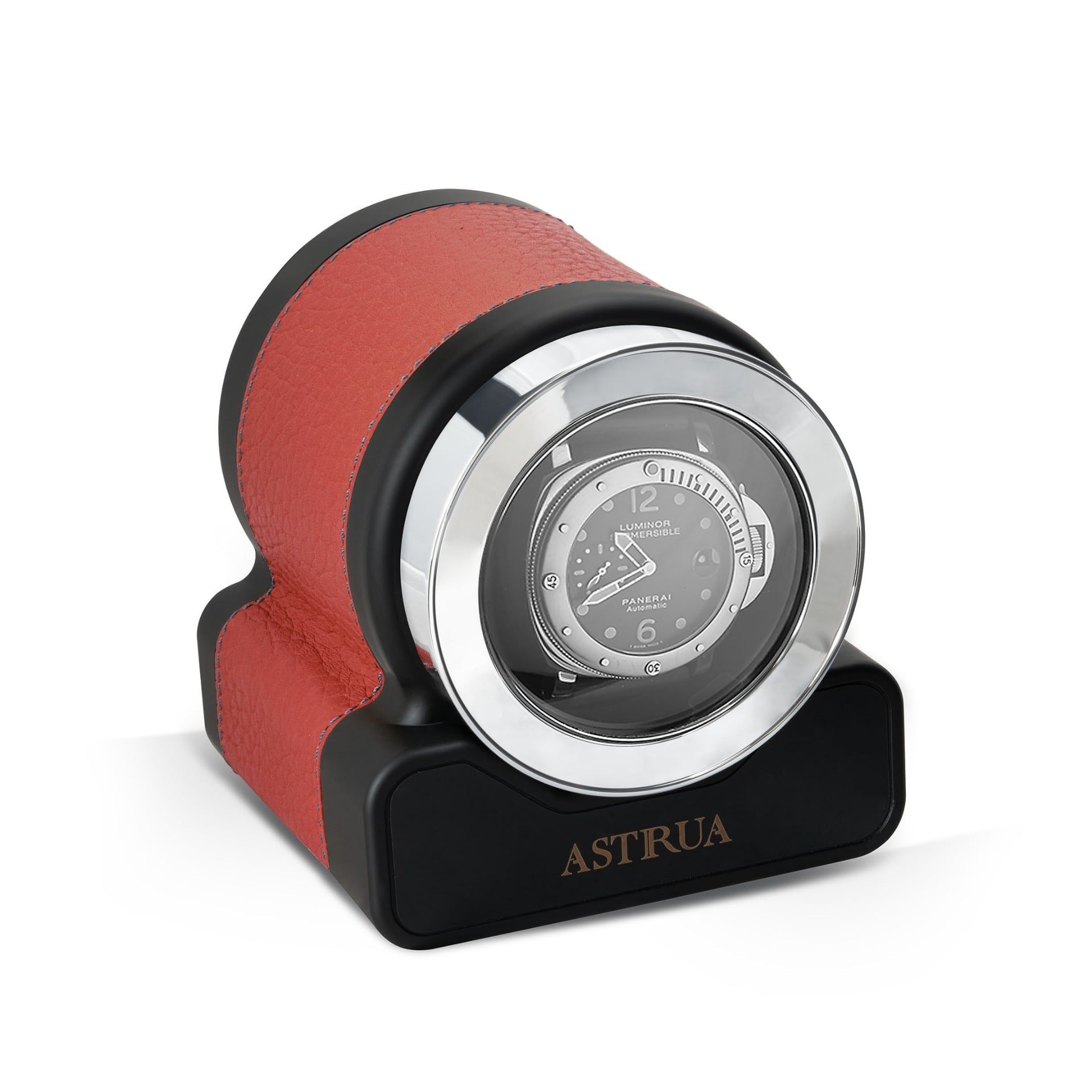 SCATOLA DEL TEMPO Rotor One Pelle Grana Dollaro Rosso Edizione Astrua  ROTOR ONE
