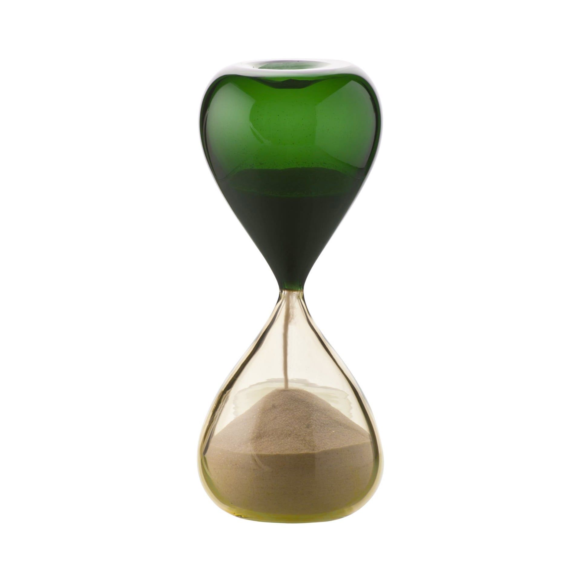 VENINI Clessidra Verde Mela/Pagliesco  10 CM – H 25 CM 420.06