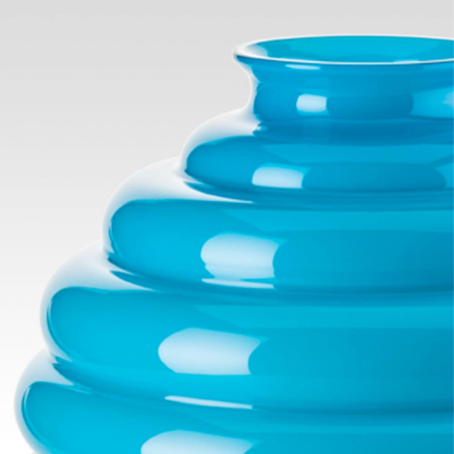 VENINI Vaso Dèco Small Acquamare  24.5 / Ø 23 CM 707.07