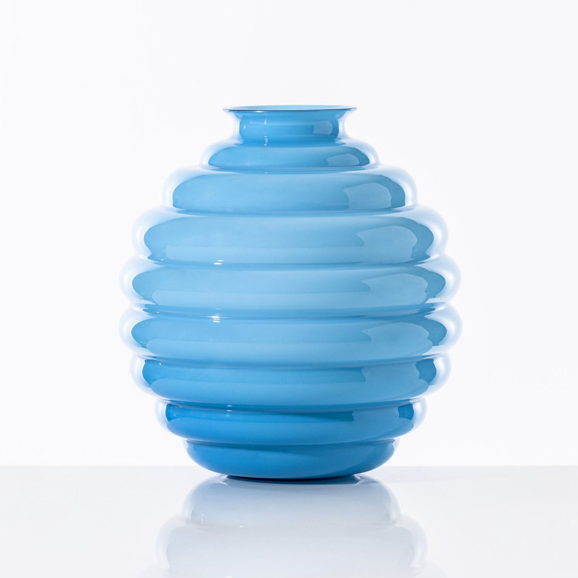 VENINI Vaso Dèco Medium Acquamare  26 CM - H 29 CM 707.10