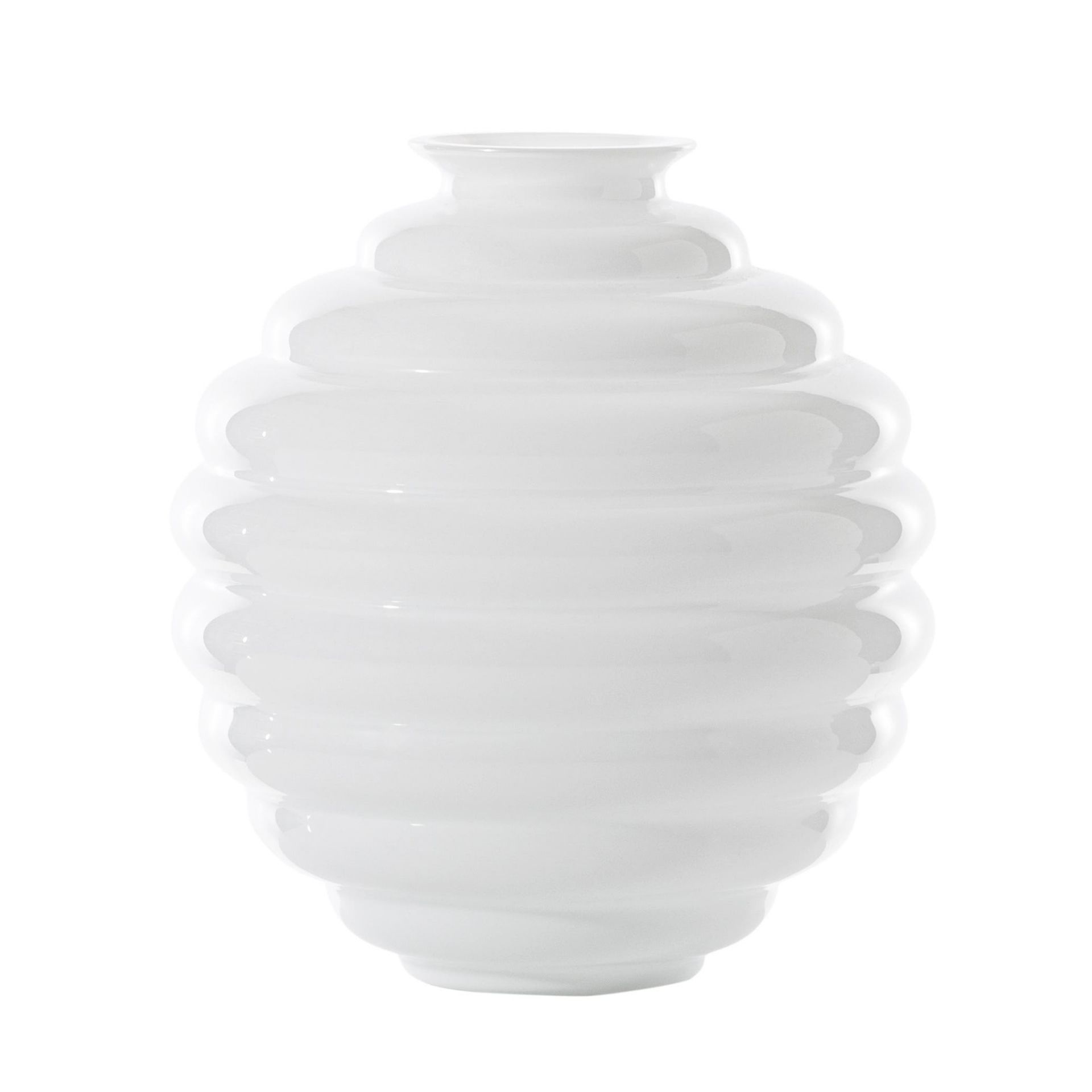 VENINI Vaso Dèco Medium Lattimo 26 CM - H 29 CM 707.10