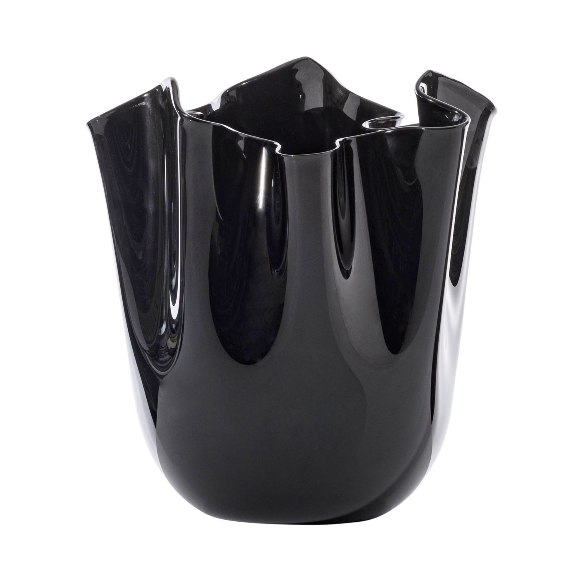 VENINI Vaso Fazzoletto Large Nero  23CM – H 31CM 700.00