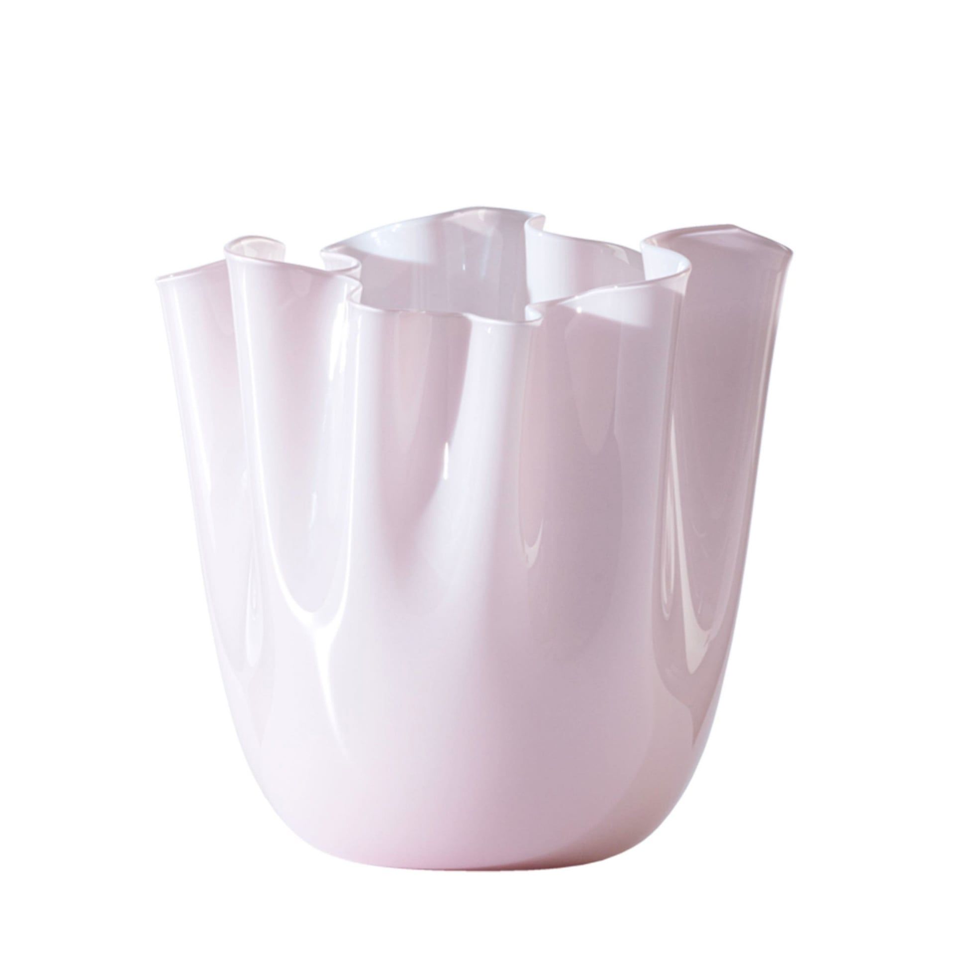 VENINI Vaso Fazzoletto Medium Rosa Cipria 20CM – H 24CM 700.02