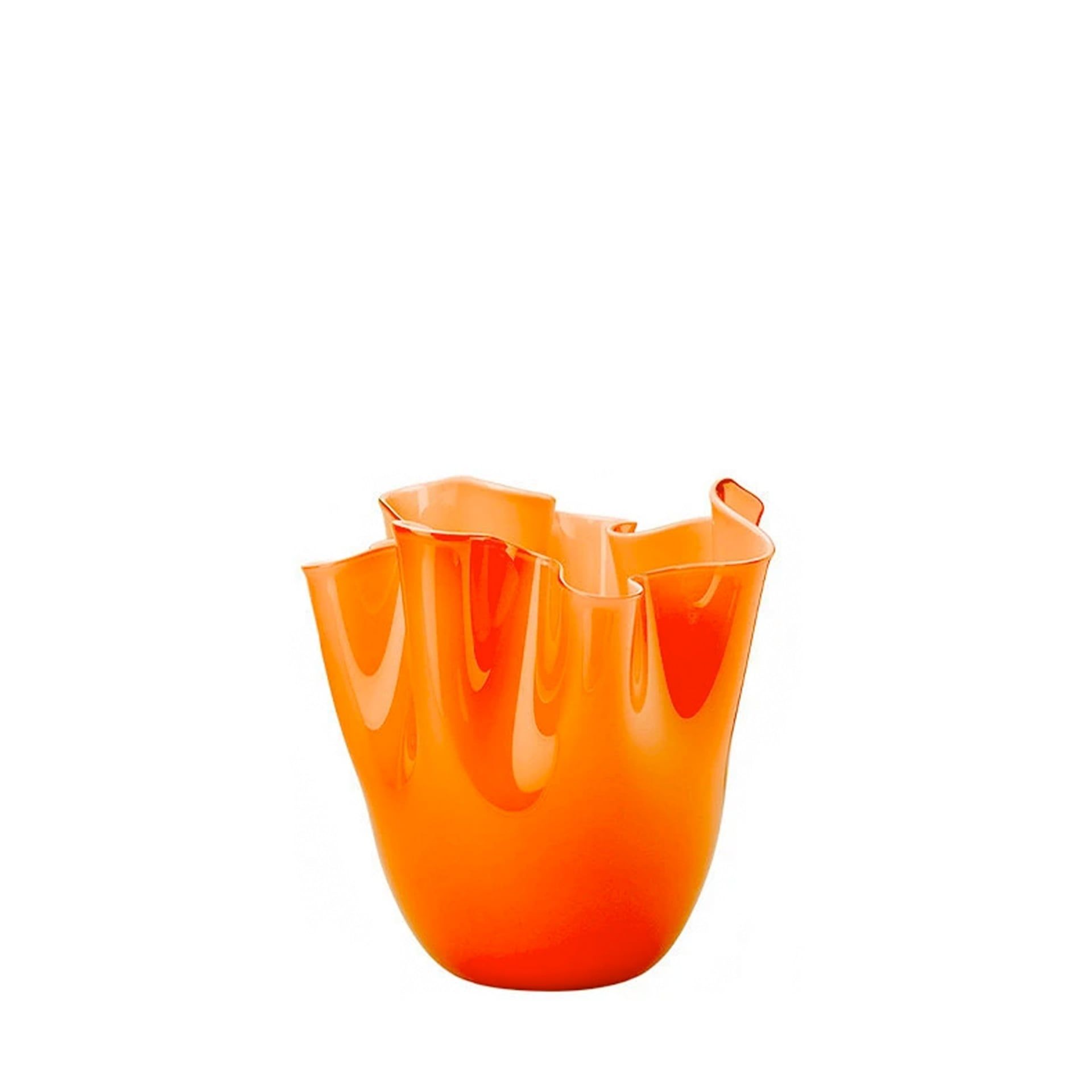 VENINI Vaso Fazzoletto Small Arancio  13,5 CM – H 13,5 CM 700.04