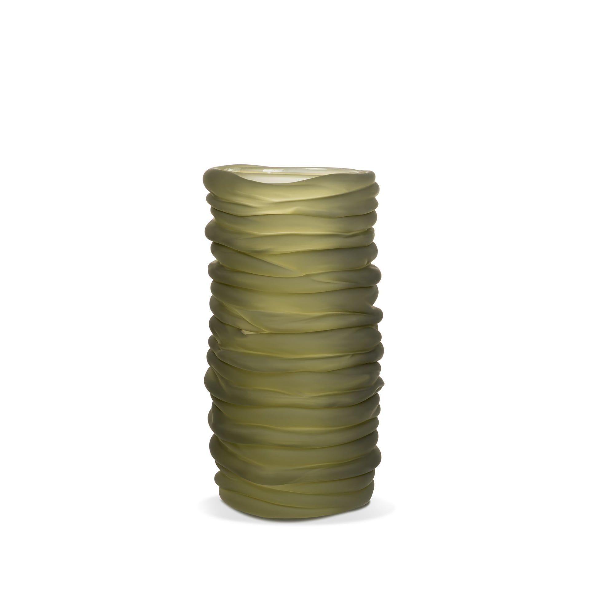 Fabio Fornasier Vaso Waves Champagne Opaco 16 CM - H 33 CM VW 33/16