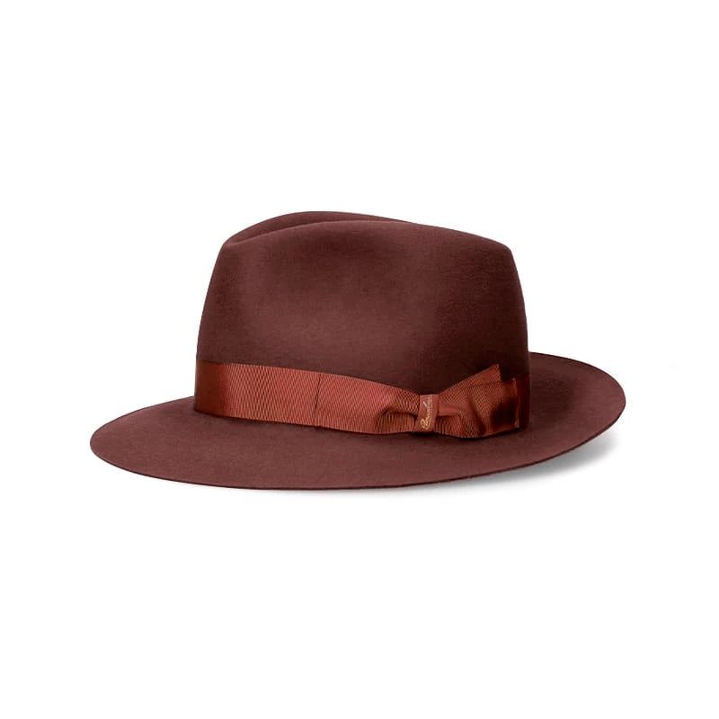 BORSALINO Cappello Federico Feltro Alessandria Tesa Media Porto  E390055