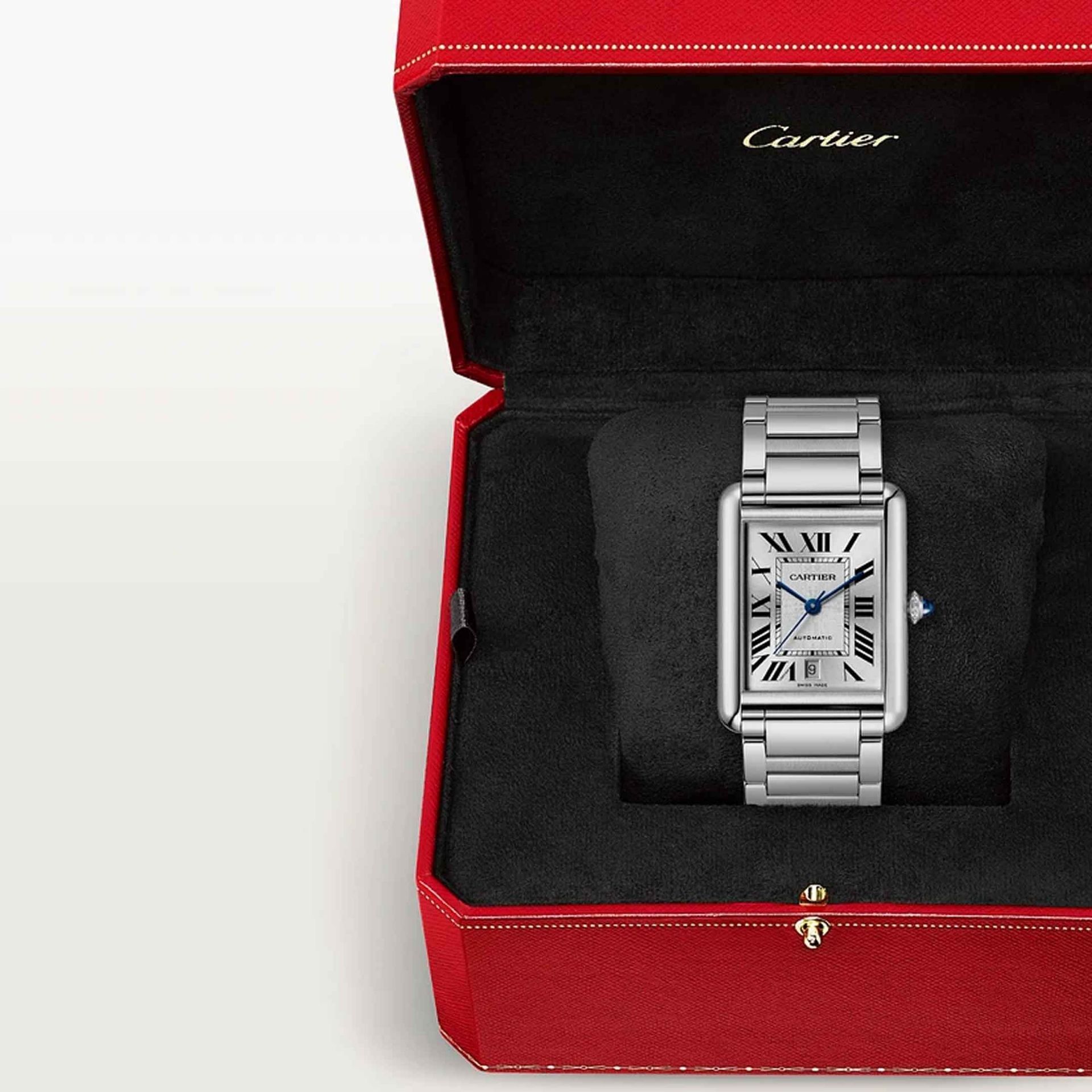 CARTIER Tank Must De Cartier Modello Extra-Large, Acciaio 41 X 31  MM WSTA0053