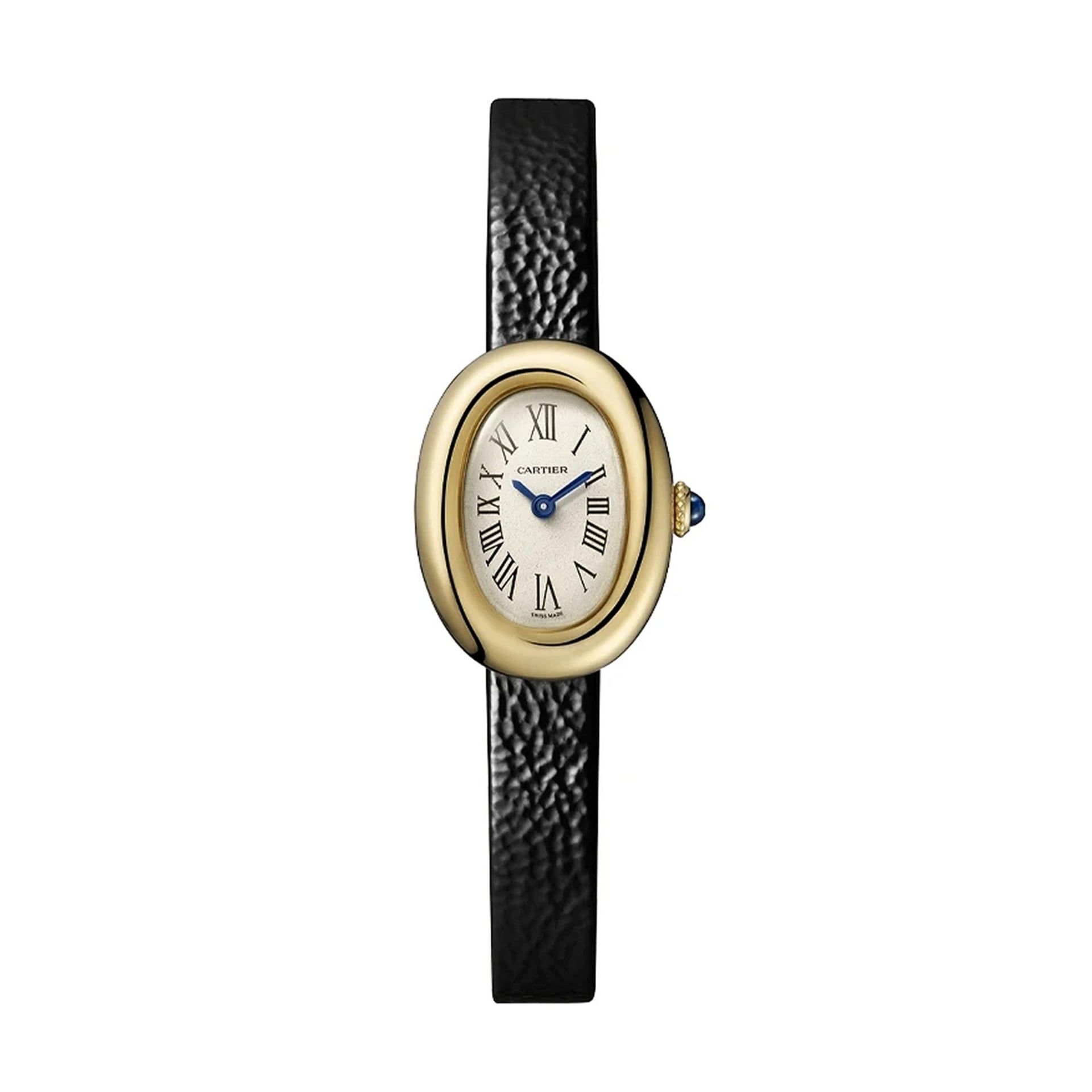 CARTIER Baignoire Modello Mini, Oro Giallo, Pelle 24.6 X 18.7 MM WGBA0041