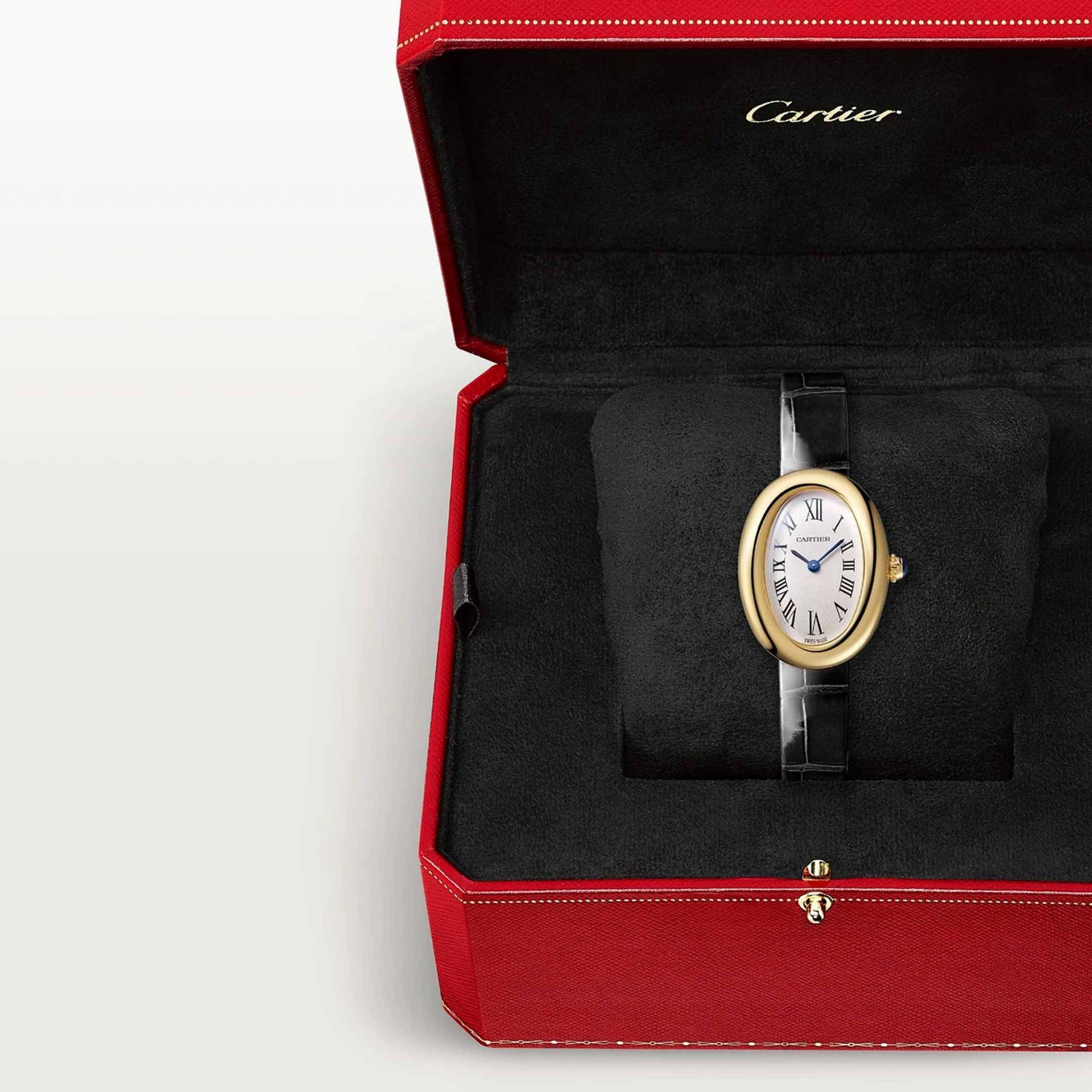 CARTIER Baignoire Modello Piccolo, Oro Giallo, Pelle 31 X 23 MM WGBA0042