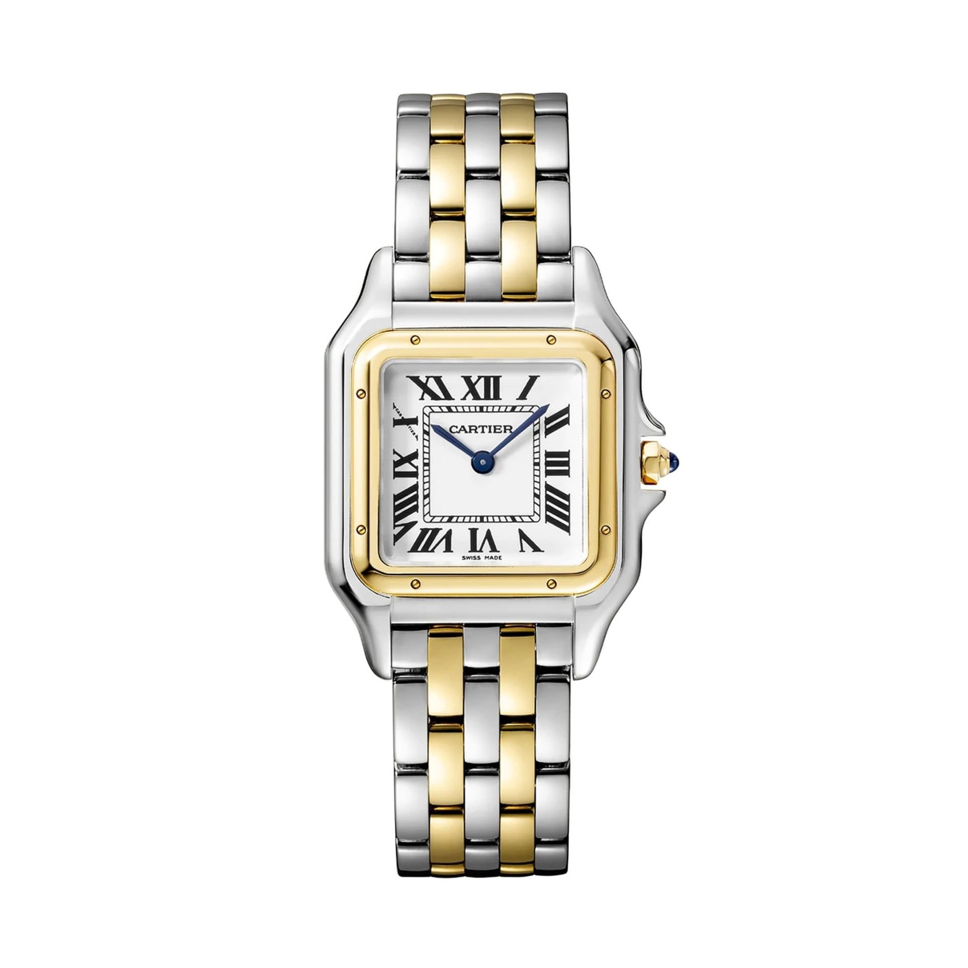 CARTIER Panthère De Cartier Modello Medio, Oro Giallo e Acciaio 27X37 MM W2PN0014
