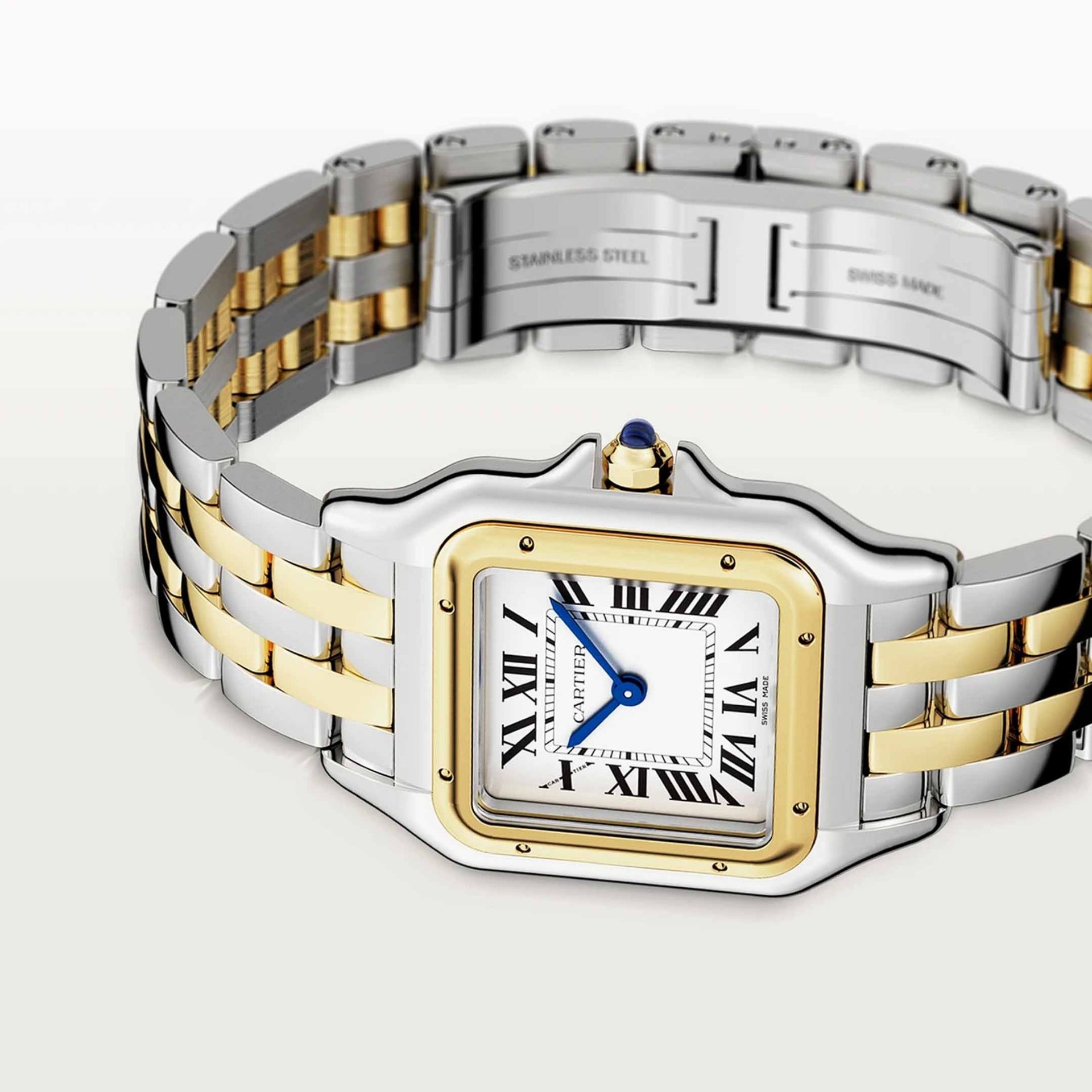 CARTIER Panthère De Cartier Modello Medio, Oro Giallo e Acciaio 27X37 MM W2PN0014