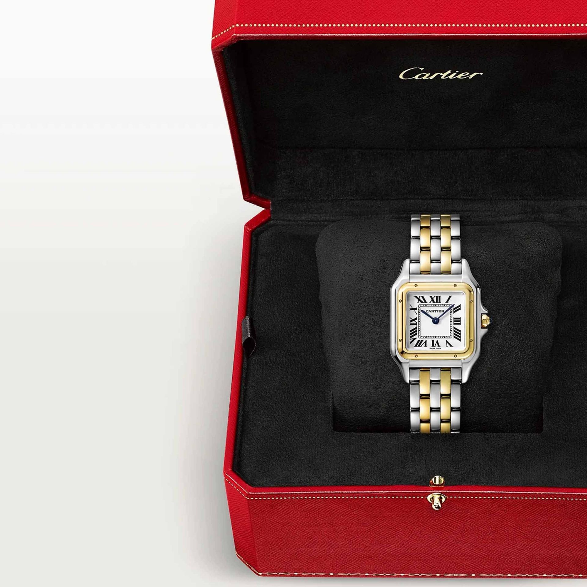 CARTIER Panthère De Cartier Modello Medio, Oro Giallo e Acciaio 27X37 MM W2PN0014
