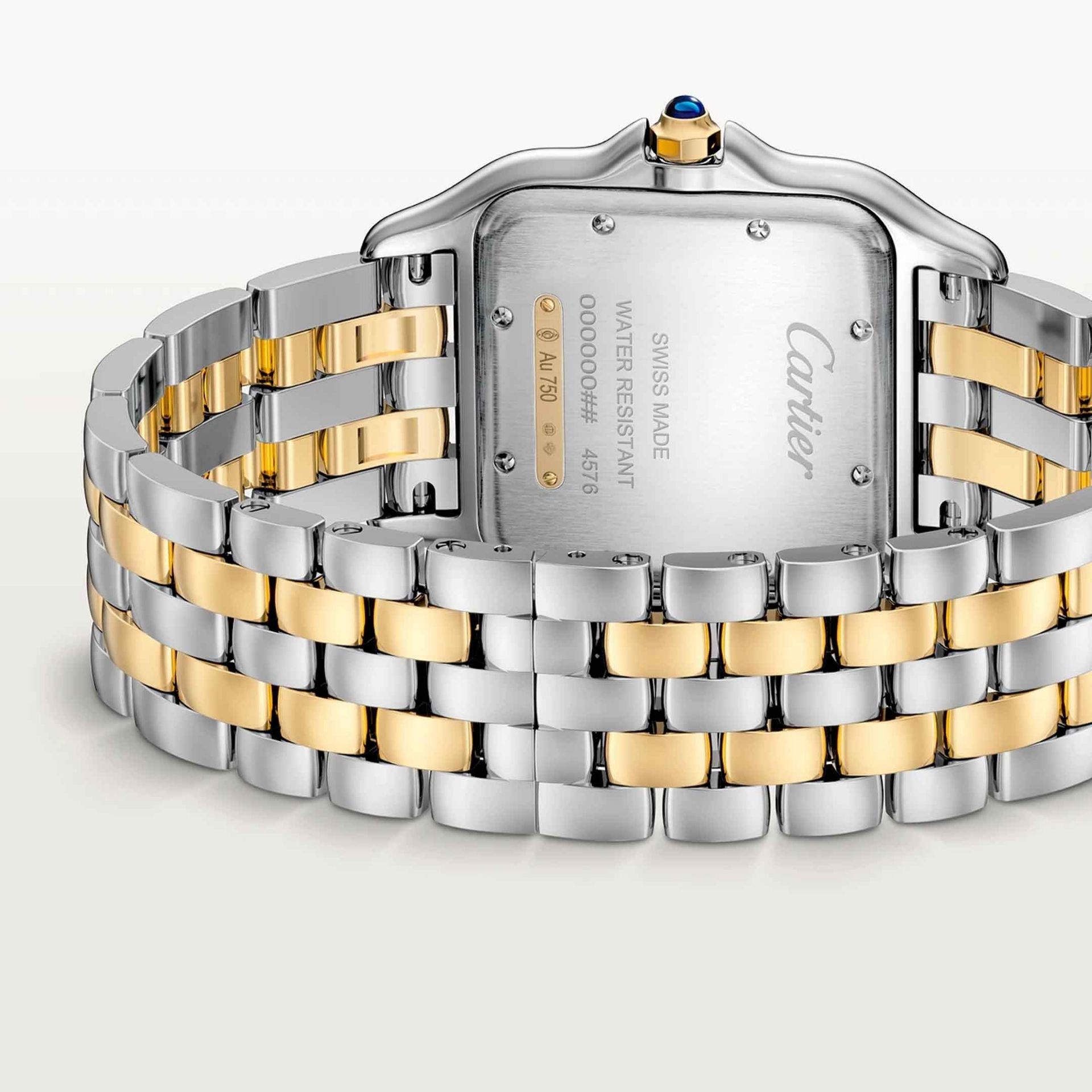 CARTIER Panthère De Cartier Modello Grande, Acciaio e Oro Giallo 31 X 42 MM W2PN0016