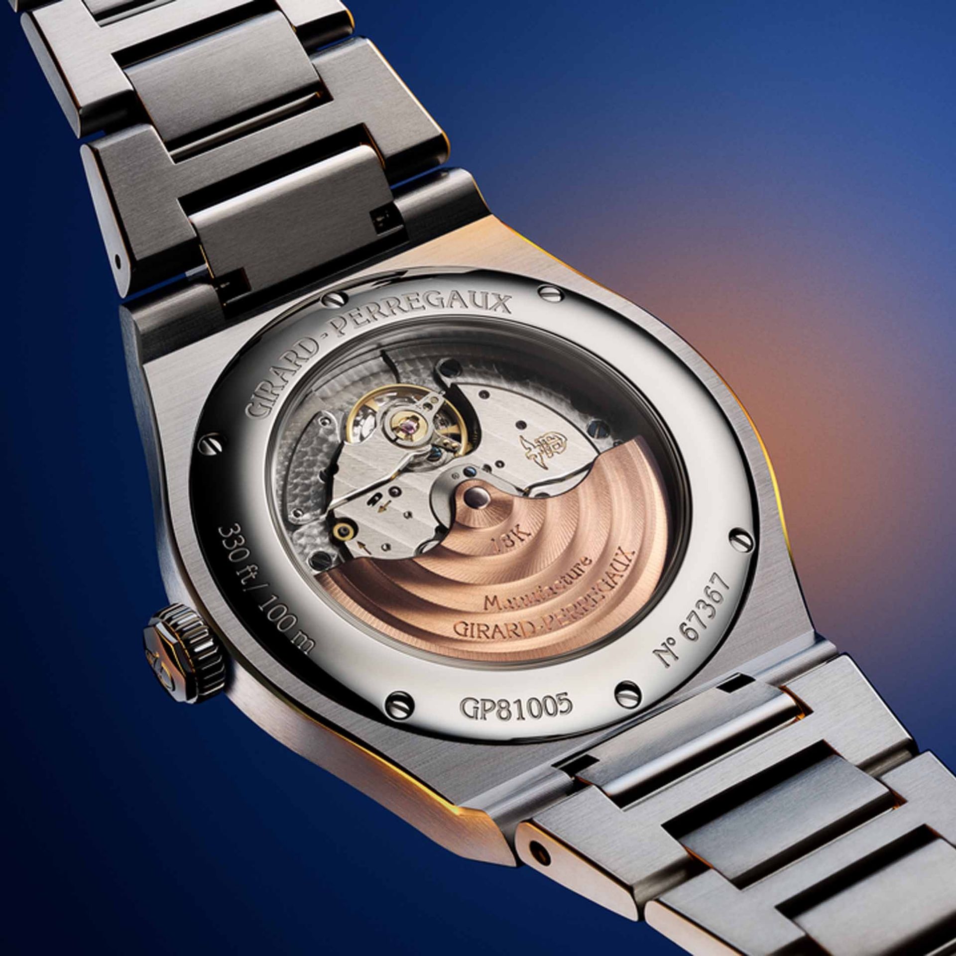 GIRARD PERREGAUX Laureato Midnight Blue 38 MM 81005-11-3460-1CM