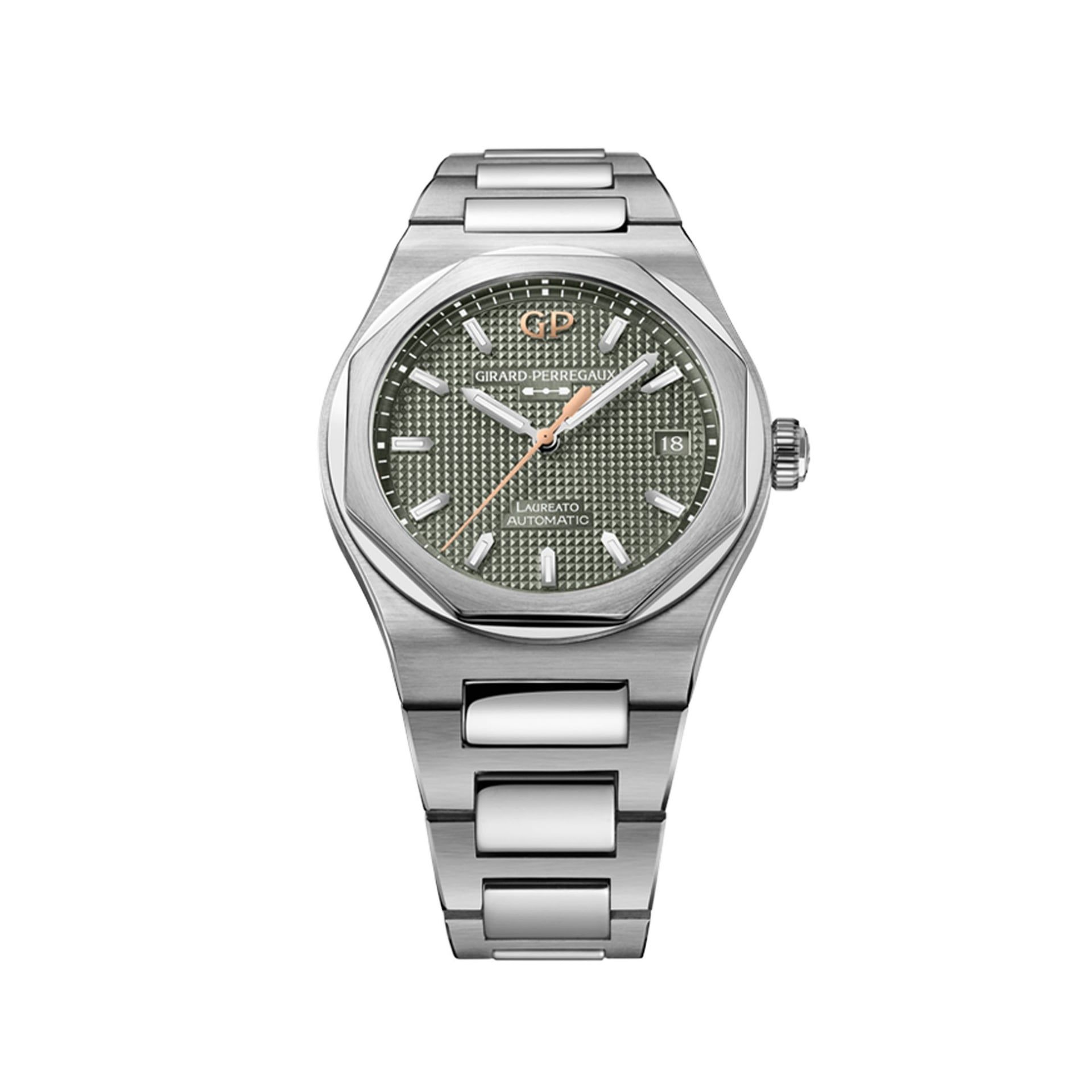 GIRARD PERREGAUX Laureato Sage Green 38 MM 81005-11-3407-1CM