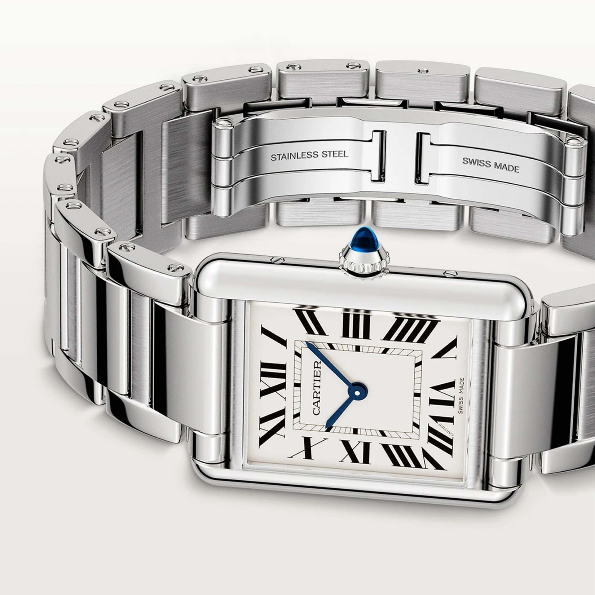CARTIER Tank Must De Cartier Modello Grande, Acciaio 33,7 x 25,5 MM WSTA0106