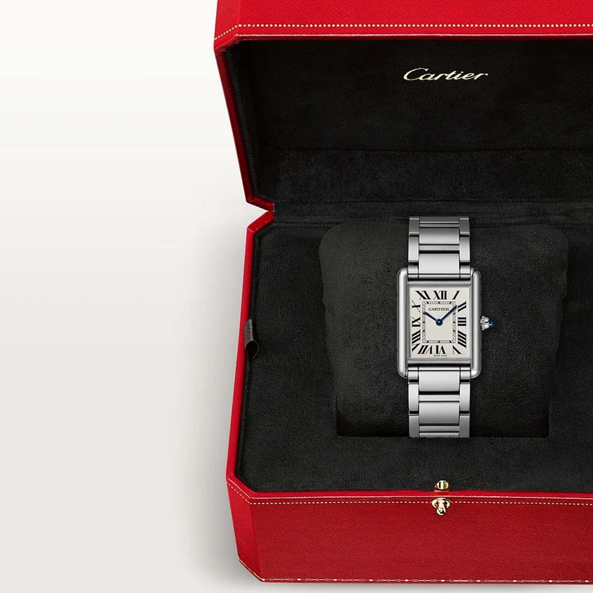 CARTIER Tank Must De Cartier Modello Grande, Acciaio 33,7 x 25,5 MM WSTA0106