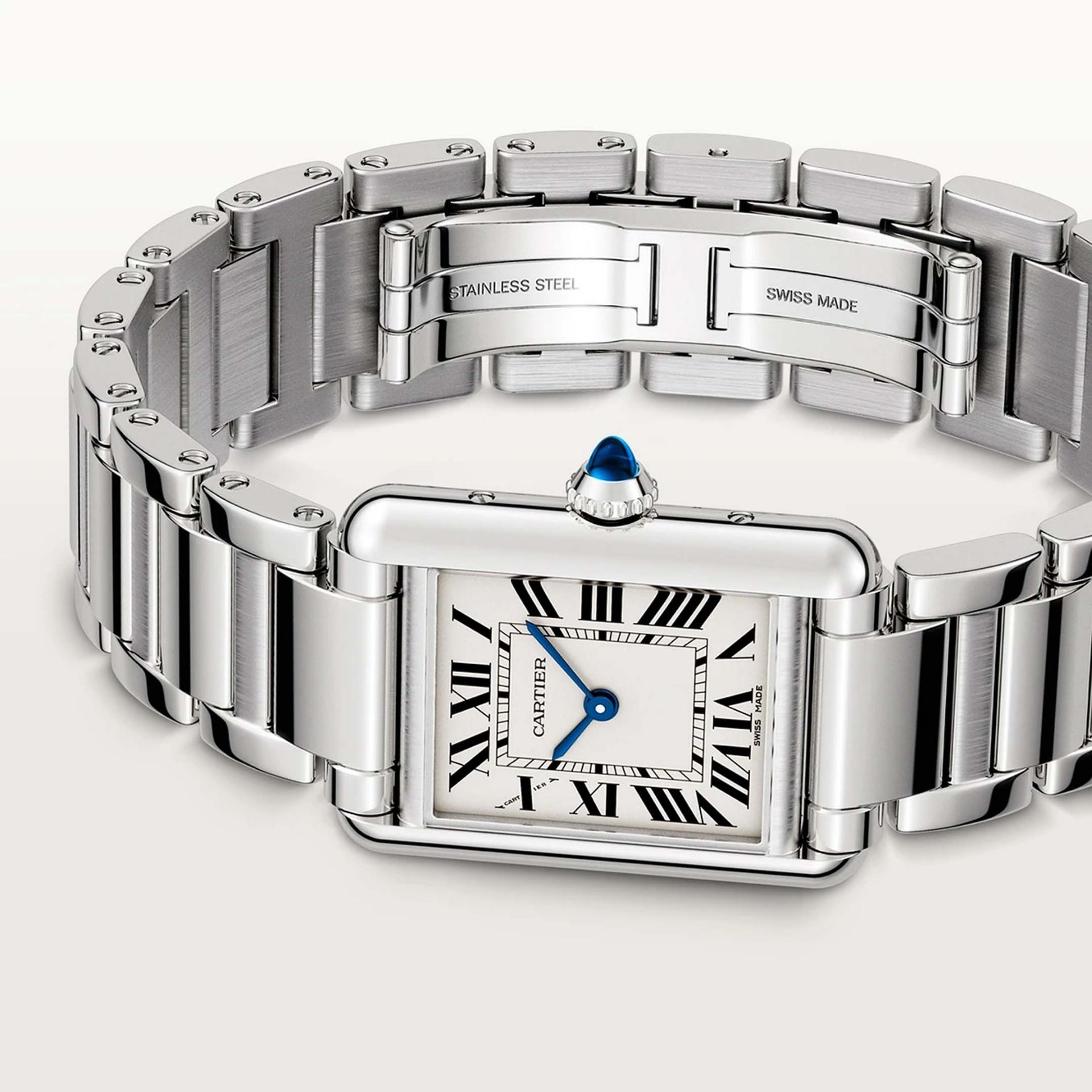 CARTIER Tank Must De Cartier Modello Piccolo, Acciaio 29.5 X 22  MM WSTA0107