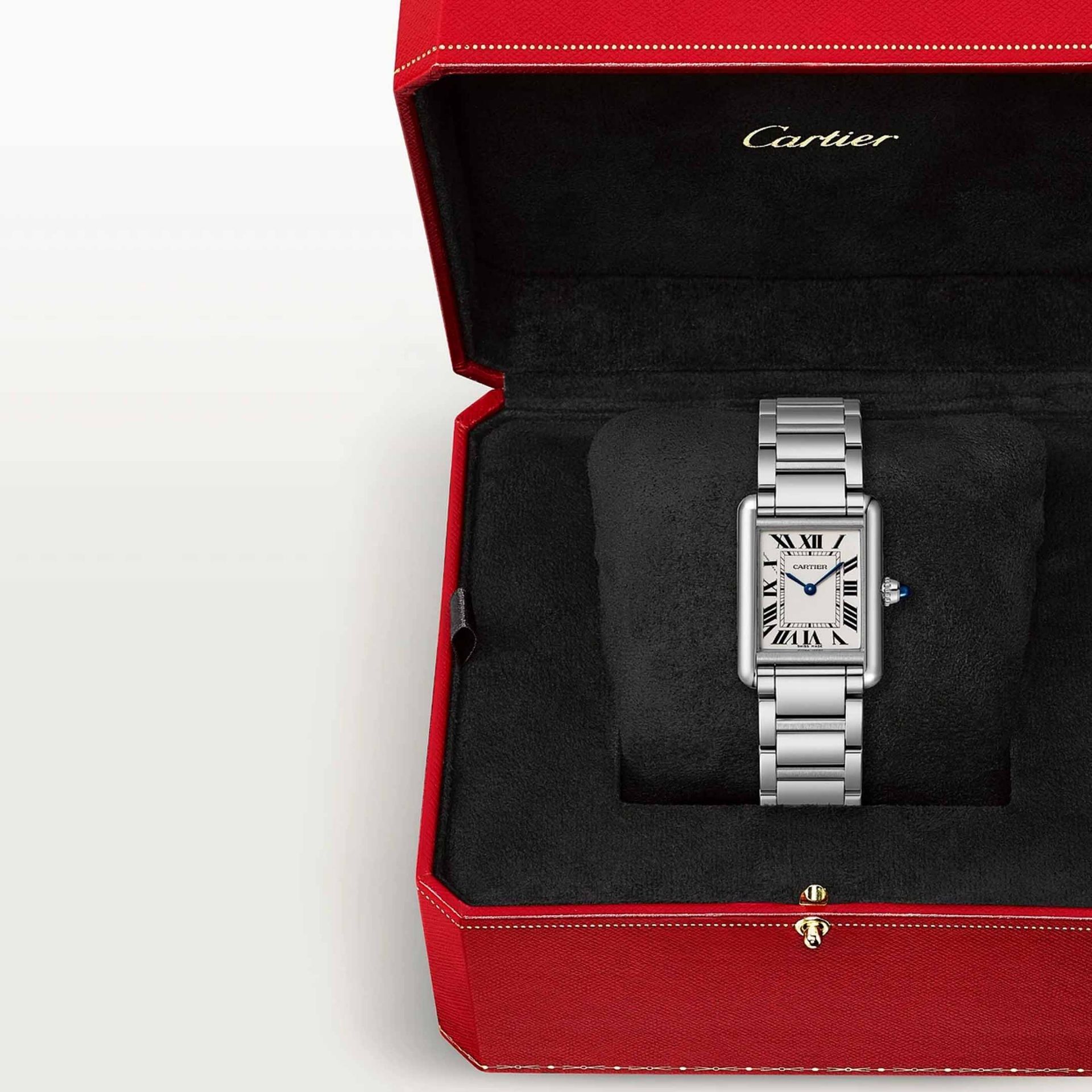 CARTIER Tank Must De Cartier Modello Piccolo, Acciaio 29.5 X 22  MM WSTA0107